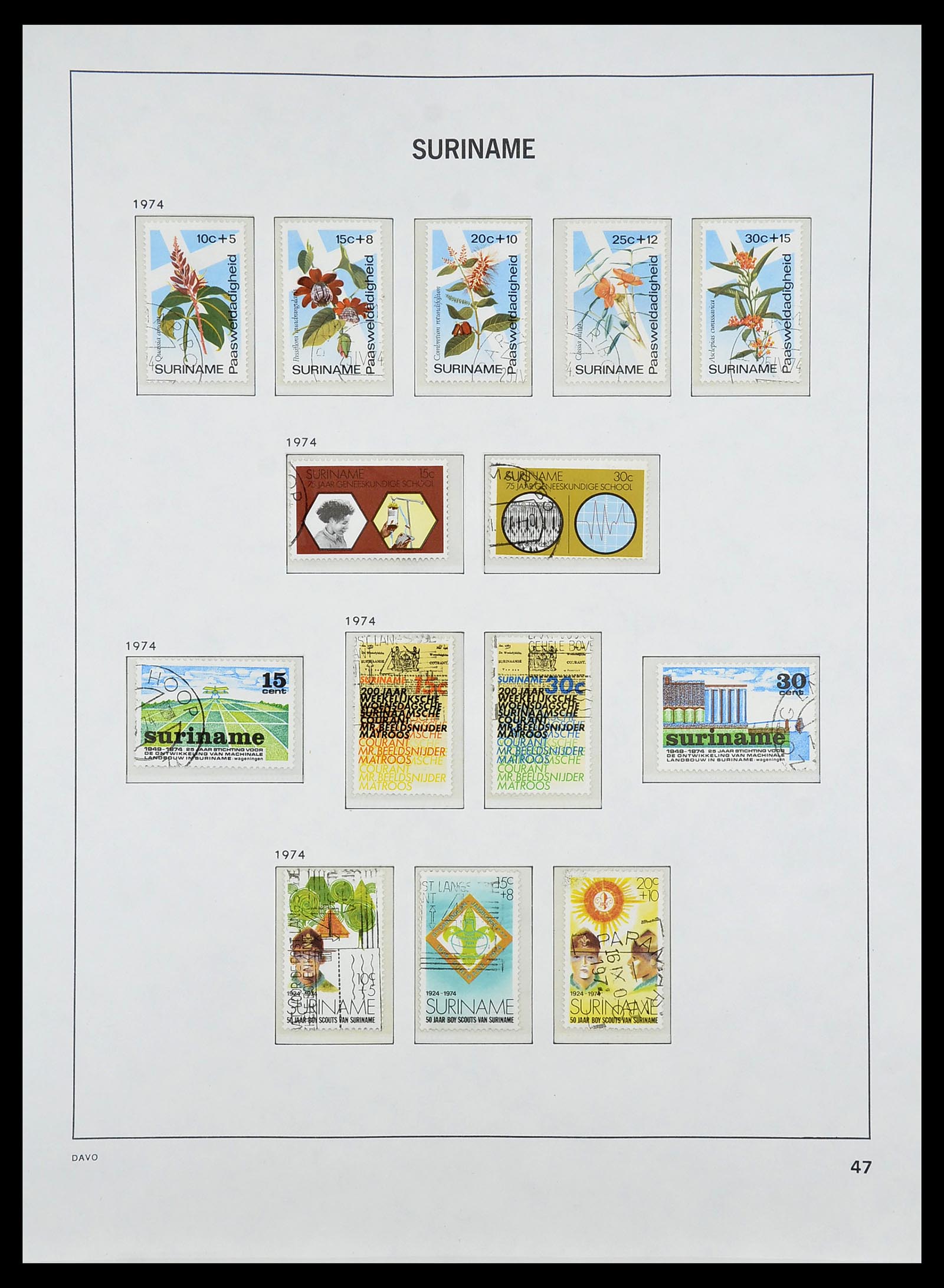 34284 182 - Stamp collection 34284 Dutch territories 1864-1985.