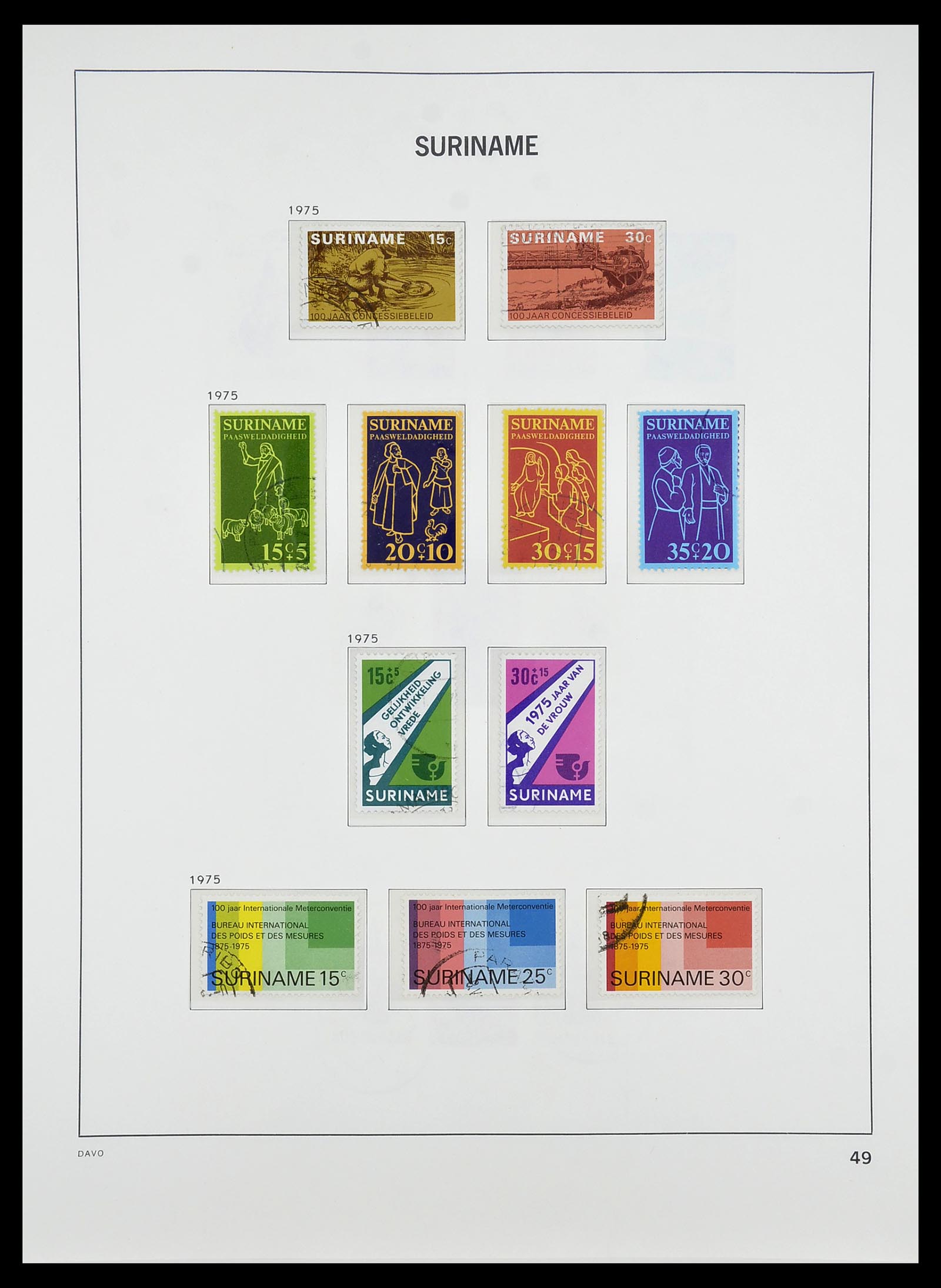 34284 184 - Stamp collection 34284 Dutch territories 1864-1985.
