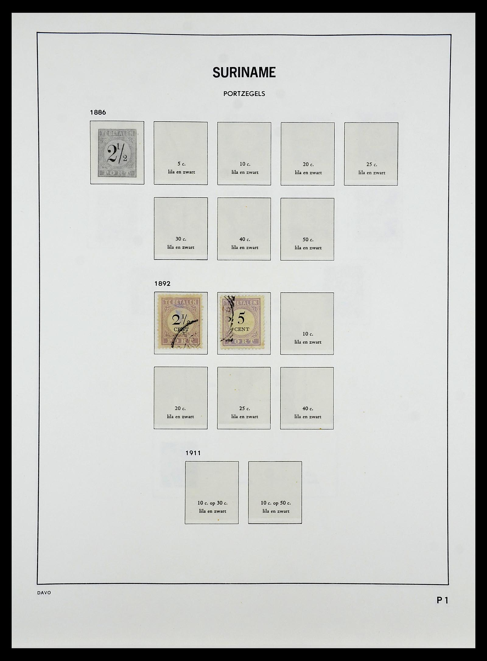 34284 190 - Stamp collection 34284 Dutch territories 1864-1985.