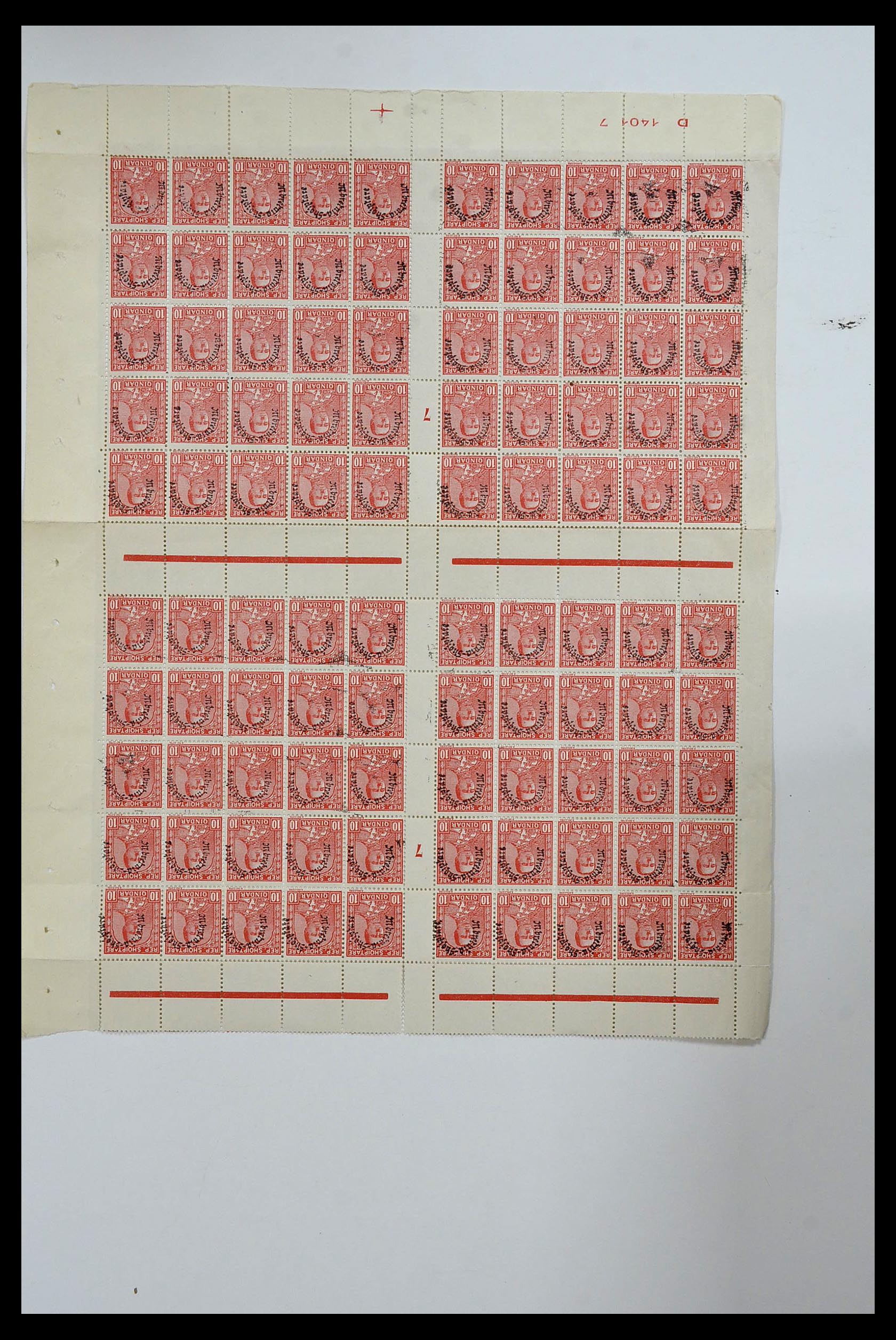 34285 024 - Postzegelverzameling 34285 Albanië 1914-1945.