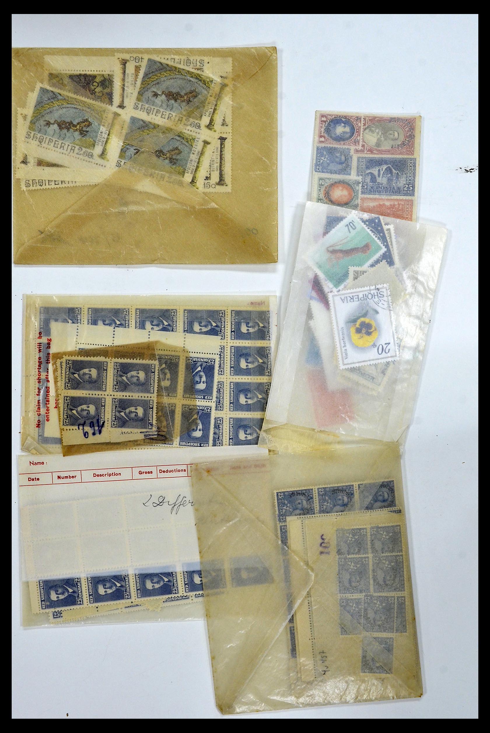 34285 039 - Postzegelverzameling 34285 Albanië 1914-1945.