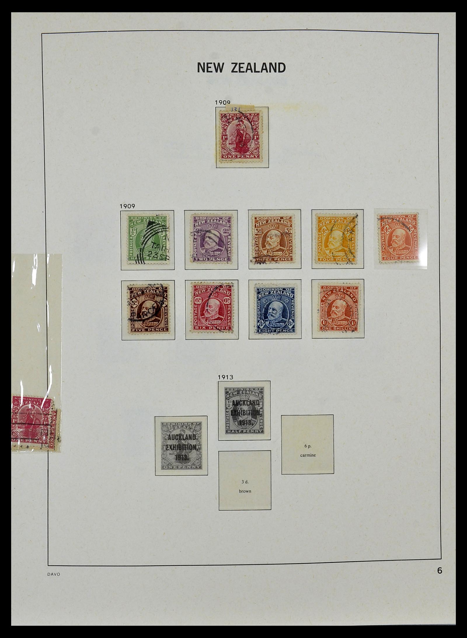 34288 009 - Postzegelverzameling 34288 Nieuw Zeeland 1900-2002.