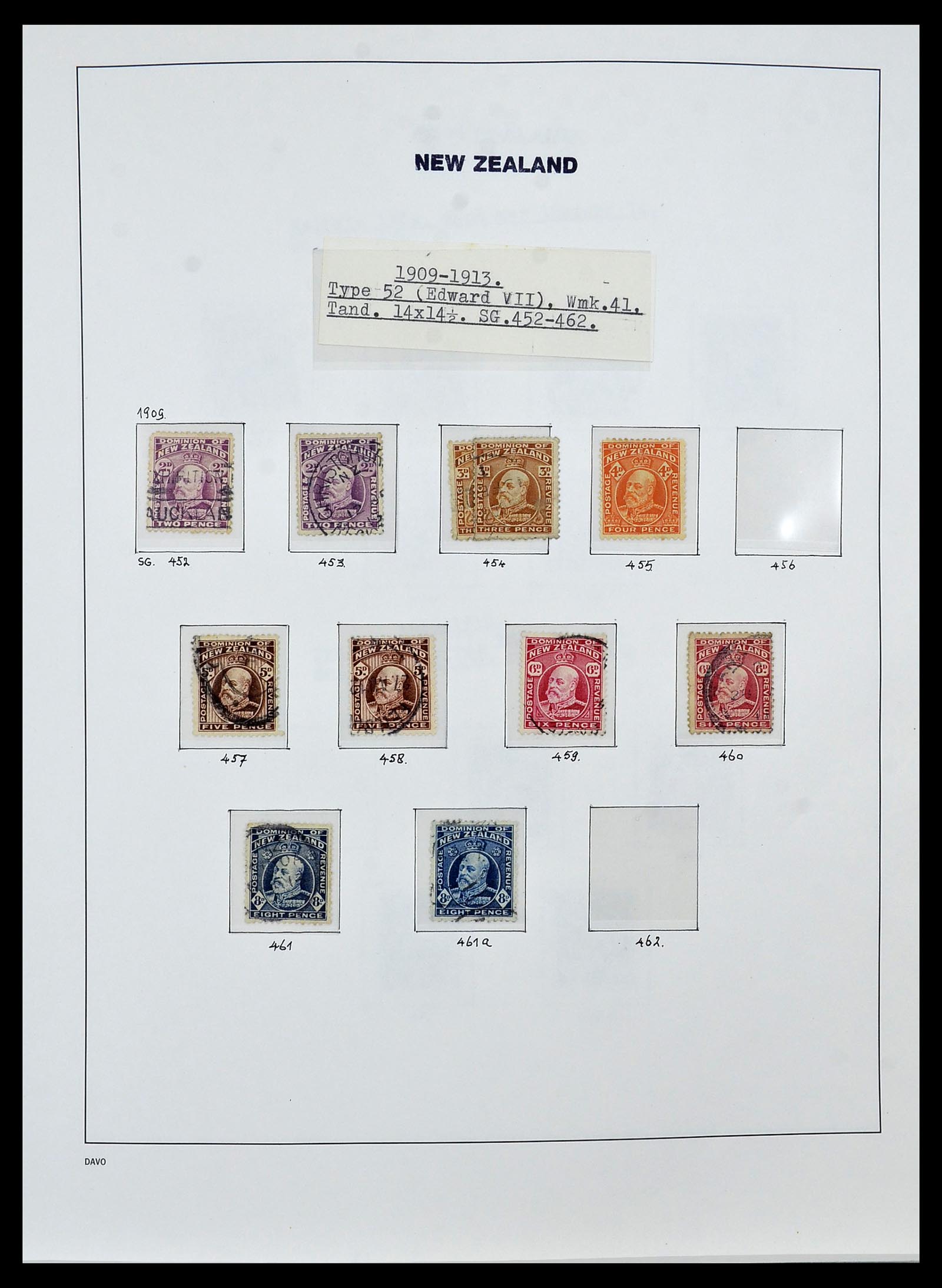 34288 010 - Postzegelverzameling 34288 Nieuw Zeeland 1900-2002.