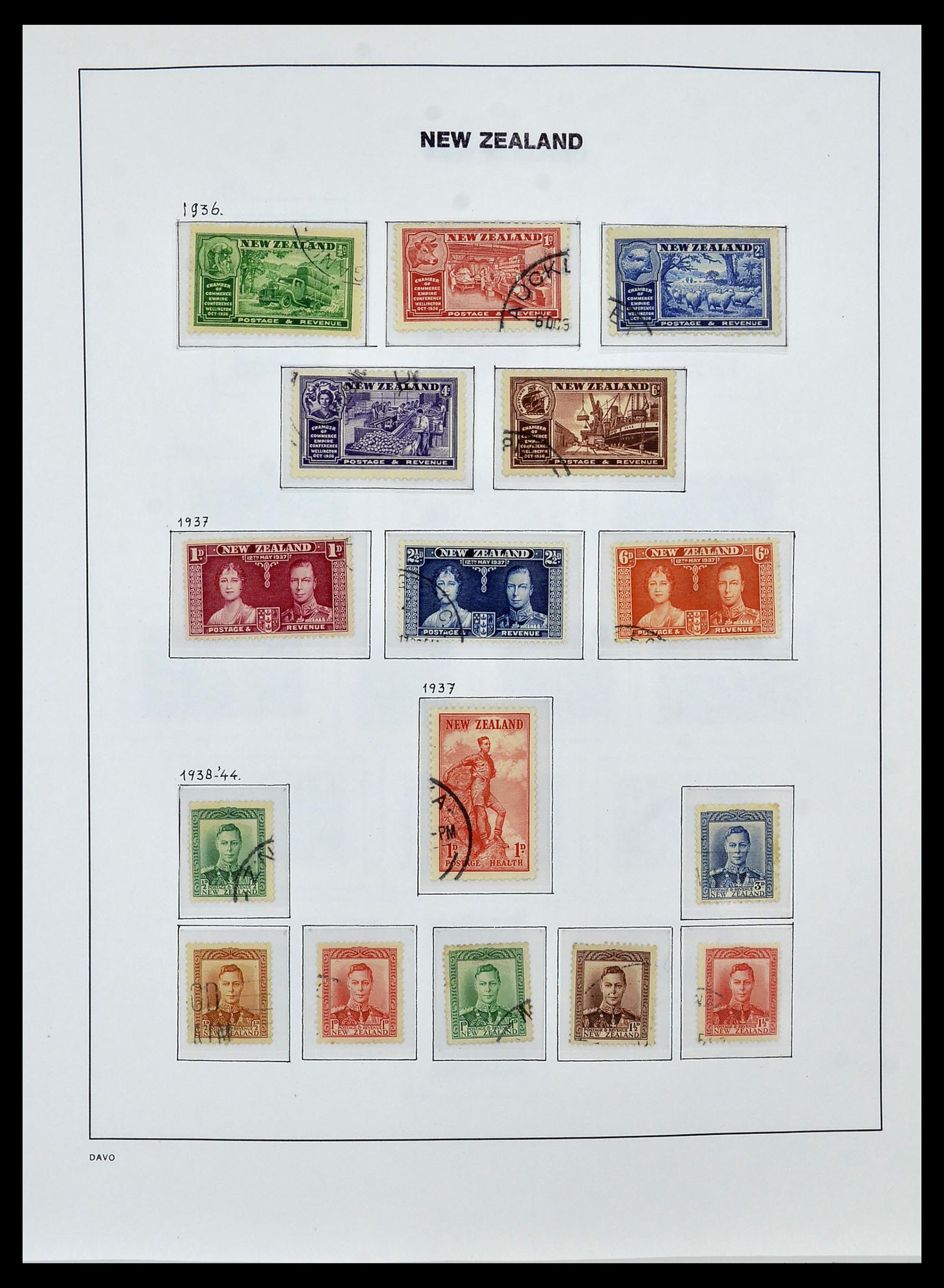 34288 018 - Postzegelverzameling 34288 Nieuw Zeeland 1900-2002.