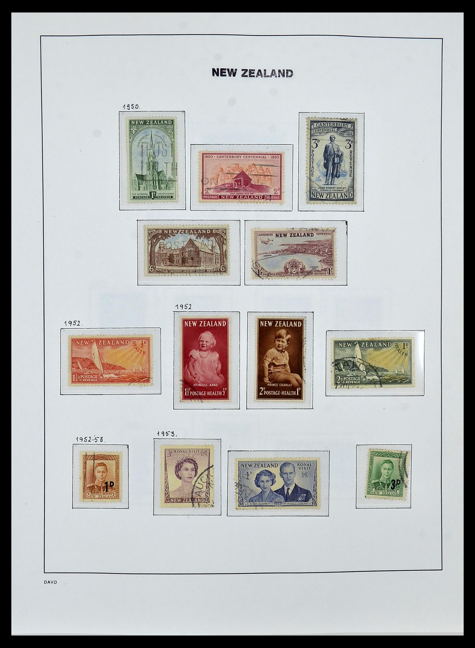 34288 024 - Postzegelverzameling 34288 Nieuw Zeeland 1900-2002.