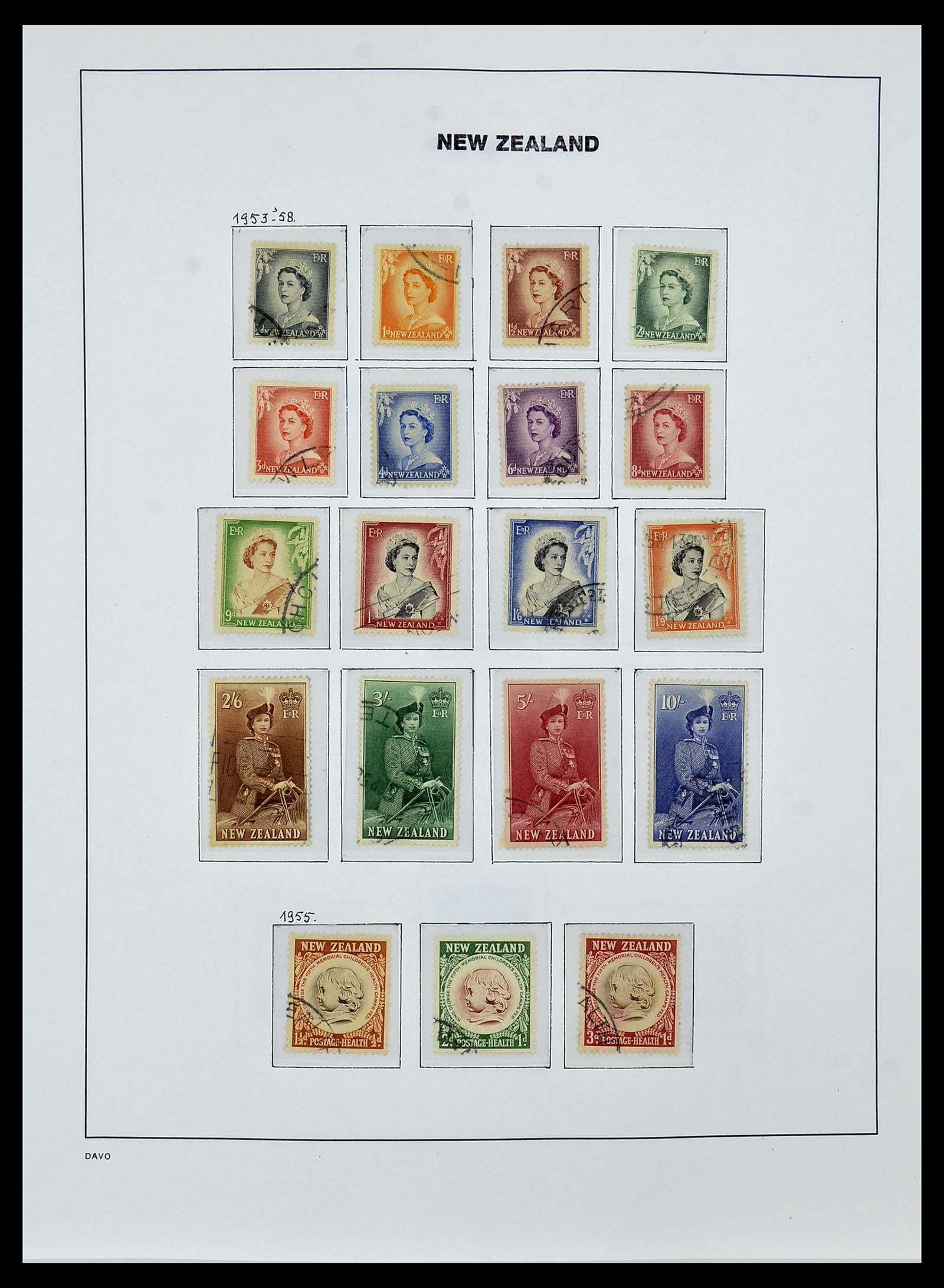 34288 026 - Postzegelverzameling 34288 Nieuw Zeeland 1900-2002.
