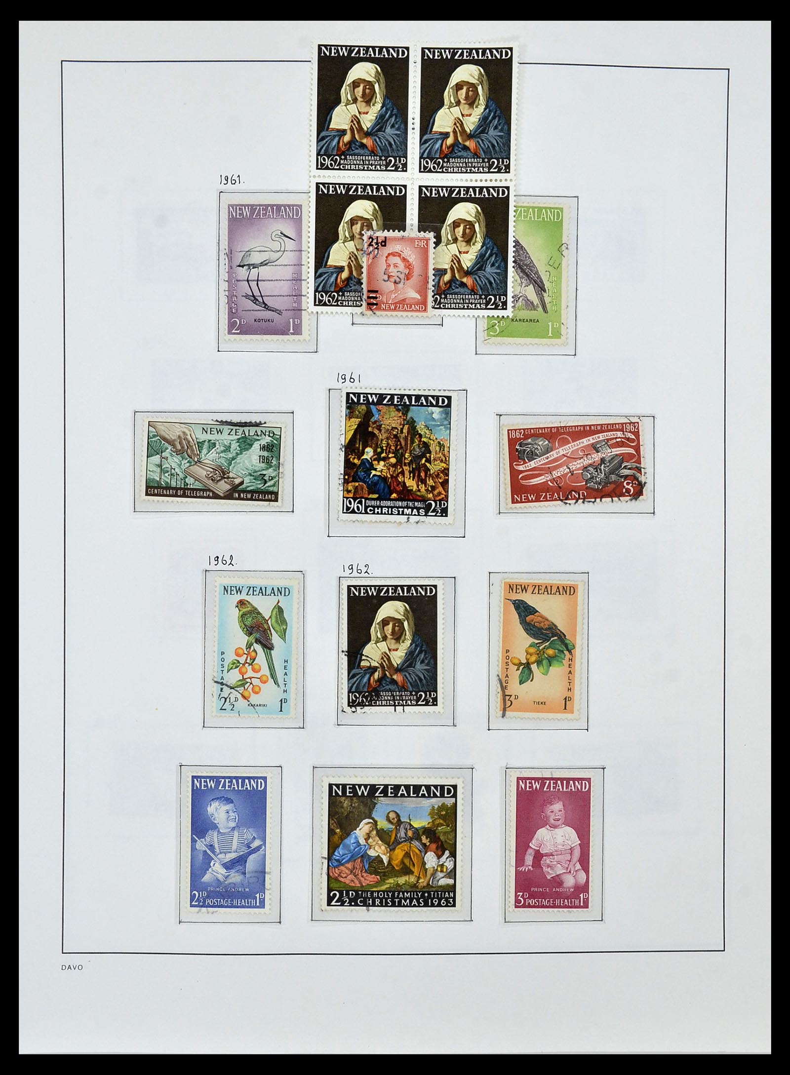 34288 031 - Postzegelverzameling 34288 Nieuw Zeeland 1900-2002.