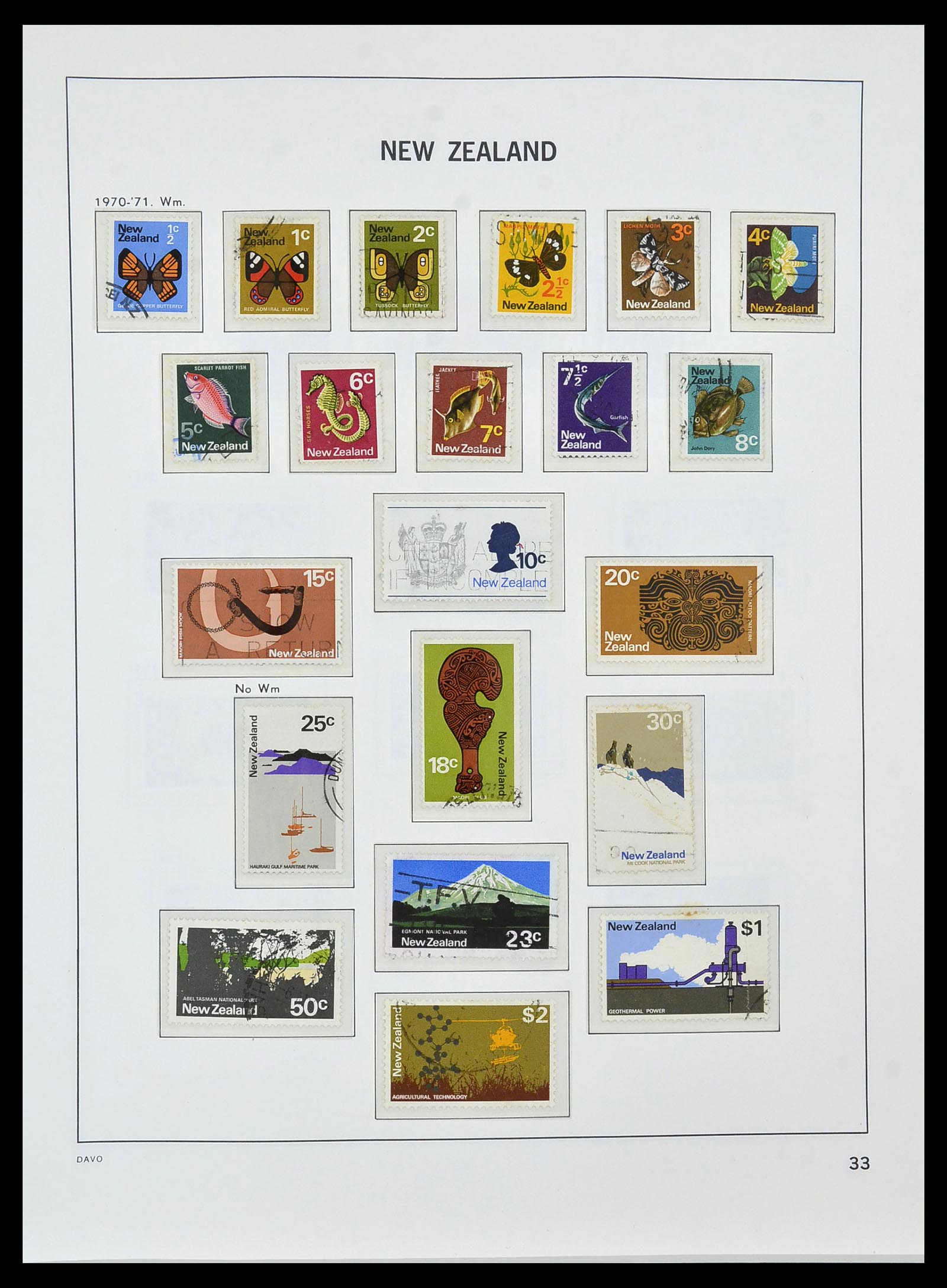 34288 039 - Postzegelverzameling 34288 Nieuw Zeeland 1900-2002.