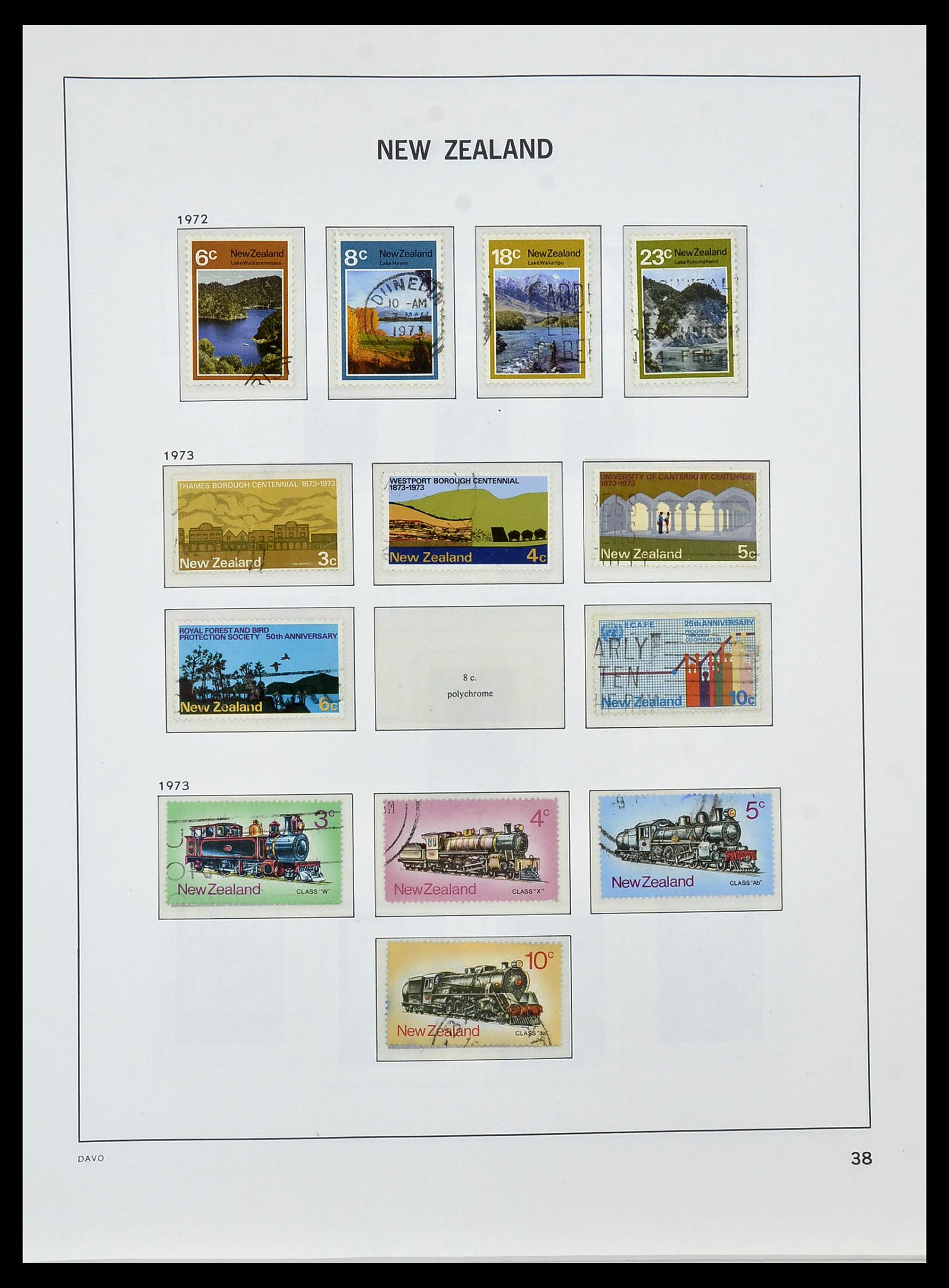 34288 044 - Postzegelverzameling 34288 Nieuw Zeeland 1900-2002.