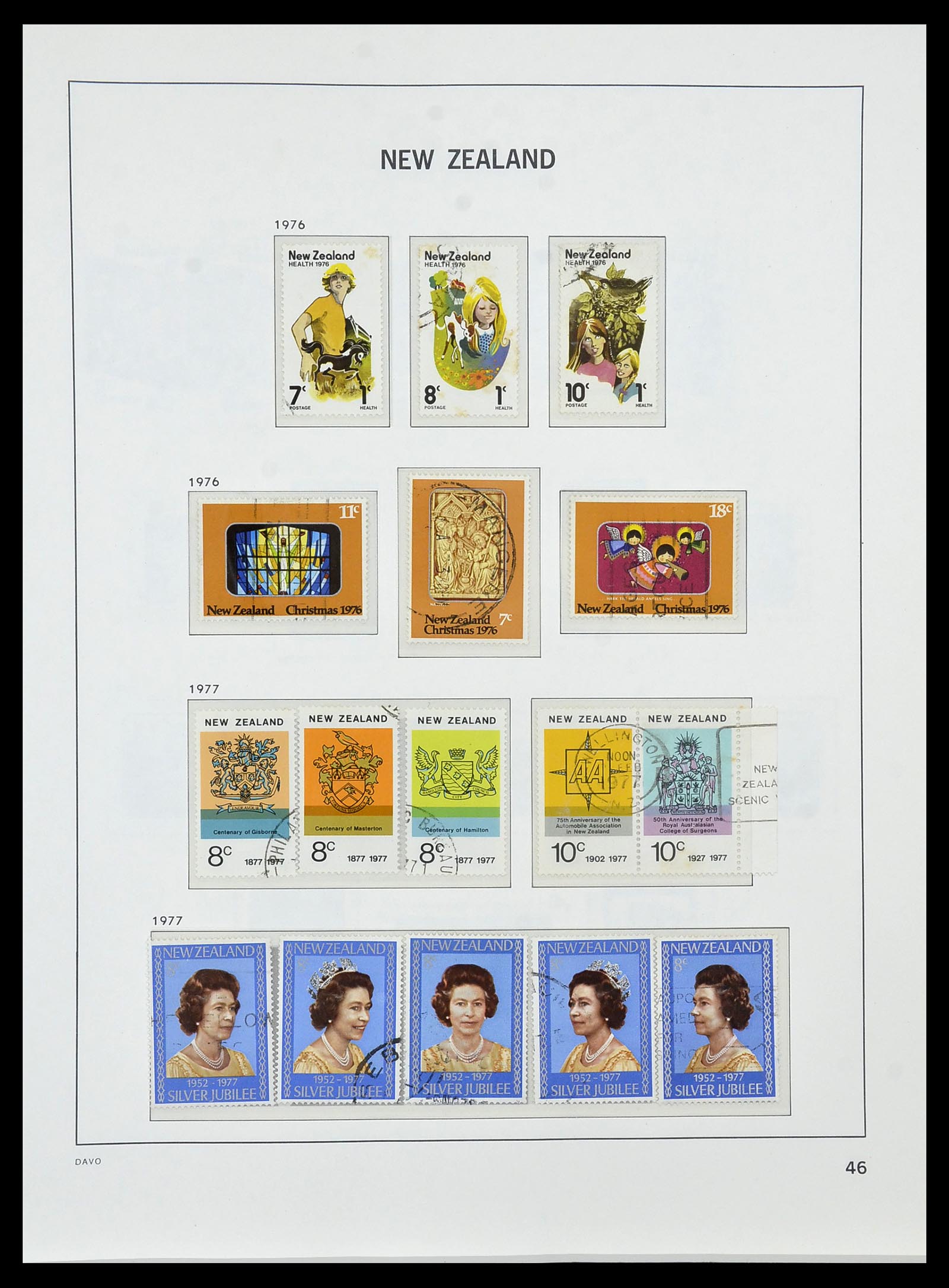 34288 052 - Postzegelverzameling 34288 Nieuw Zeeland 1900-2002.