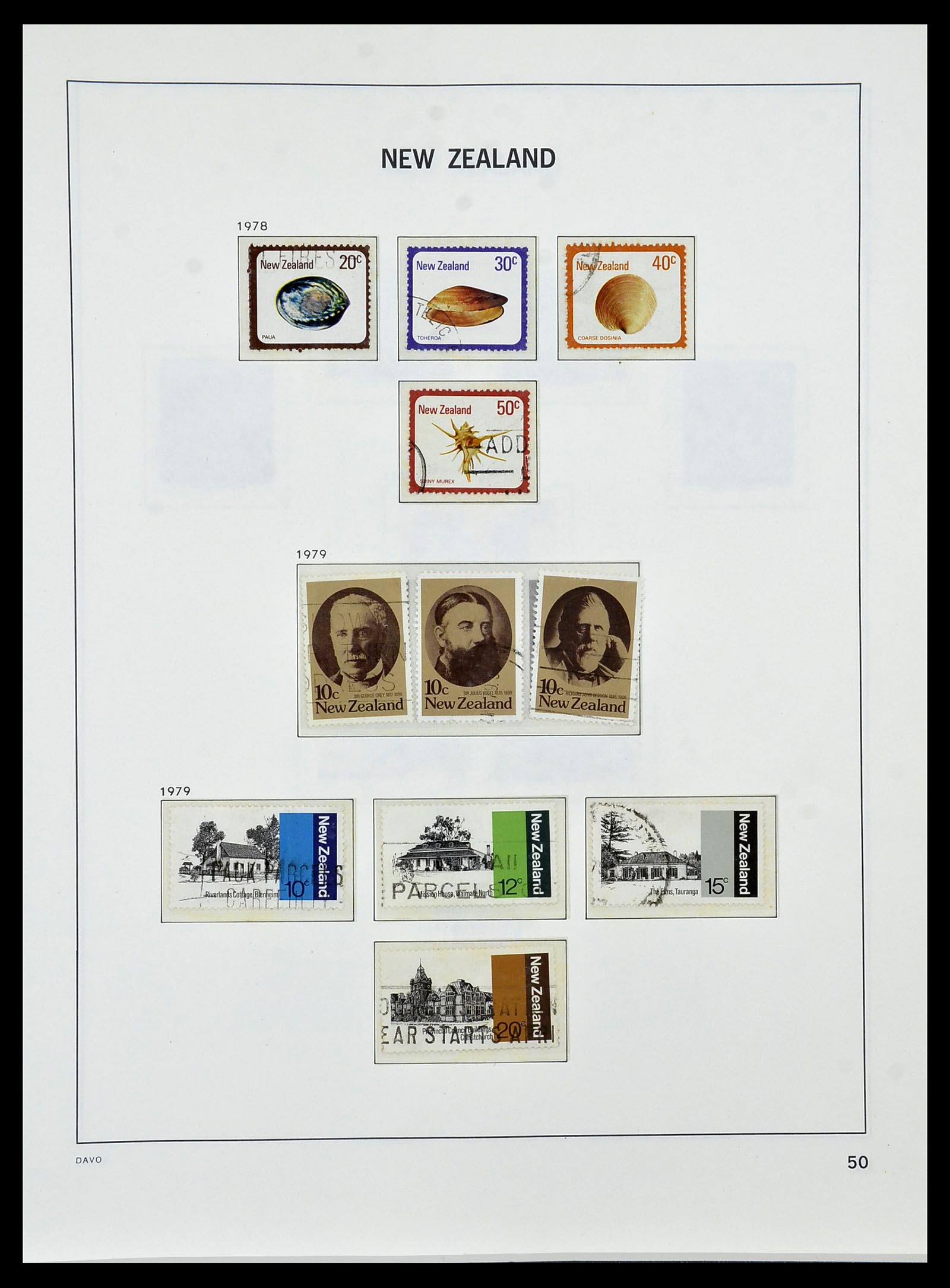34288 056 - Postzegelverzameling 34288 Nieuw Zeeland 1900-2002.