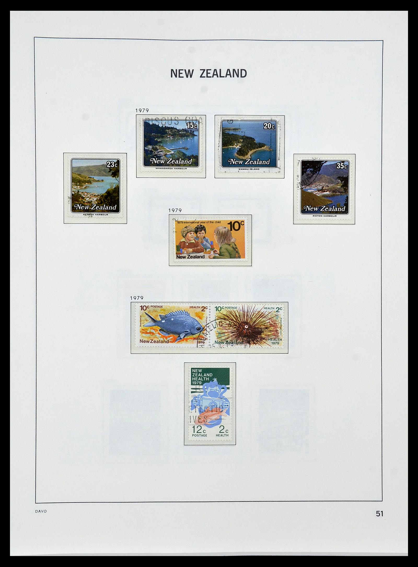 34288 057 - Postzegelverzameling 34288 Nieuw Zeeland 1900-2002.