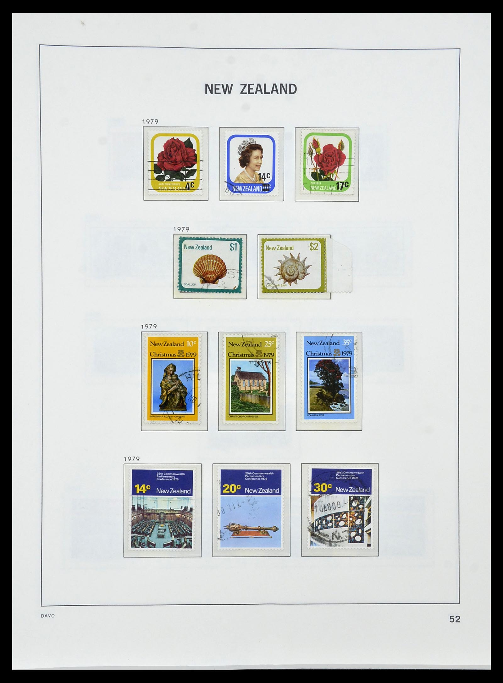 34288 058 - Postzegelverzameling 34288 Nieuw Zeeland 1900-2002.