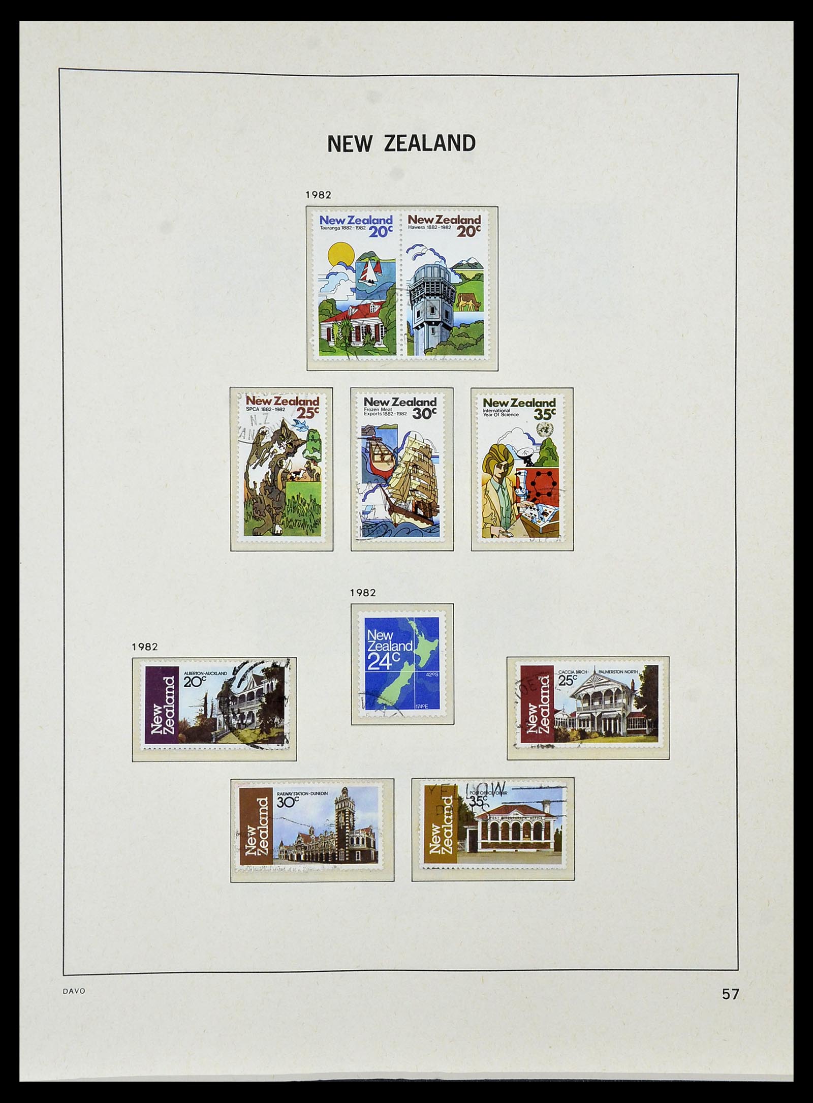34288 063 - Stamp collection 34288 New Zealand 1900-2002.