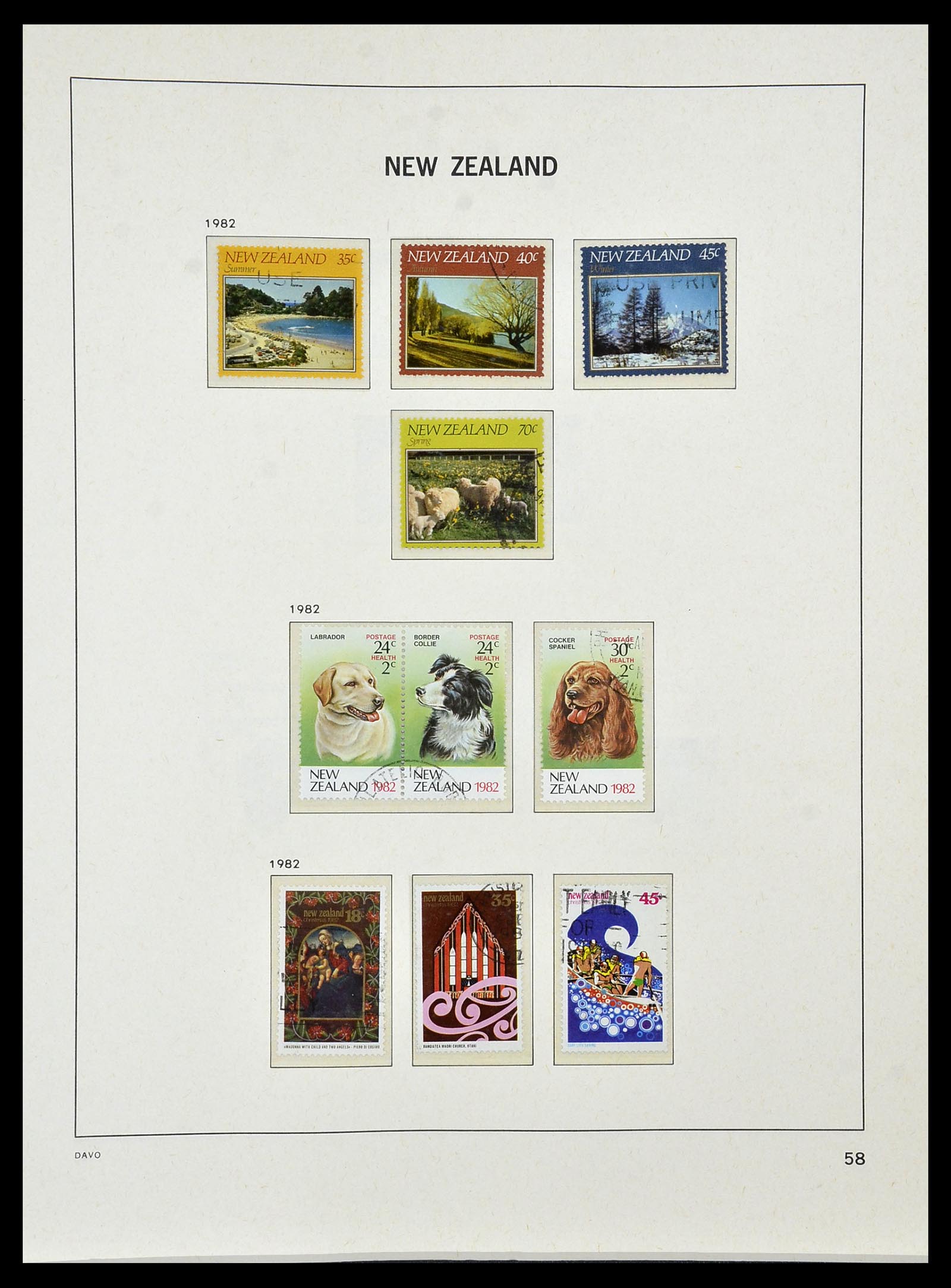 34288 064 - Stamp collection 34288 New Zealand 1900-2002.