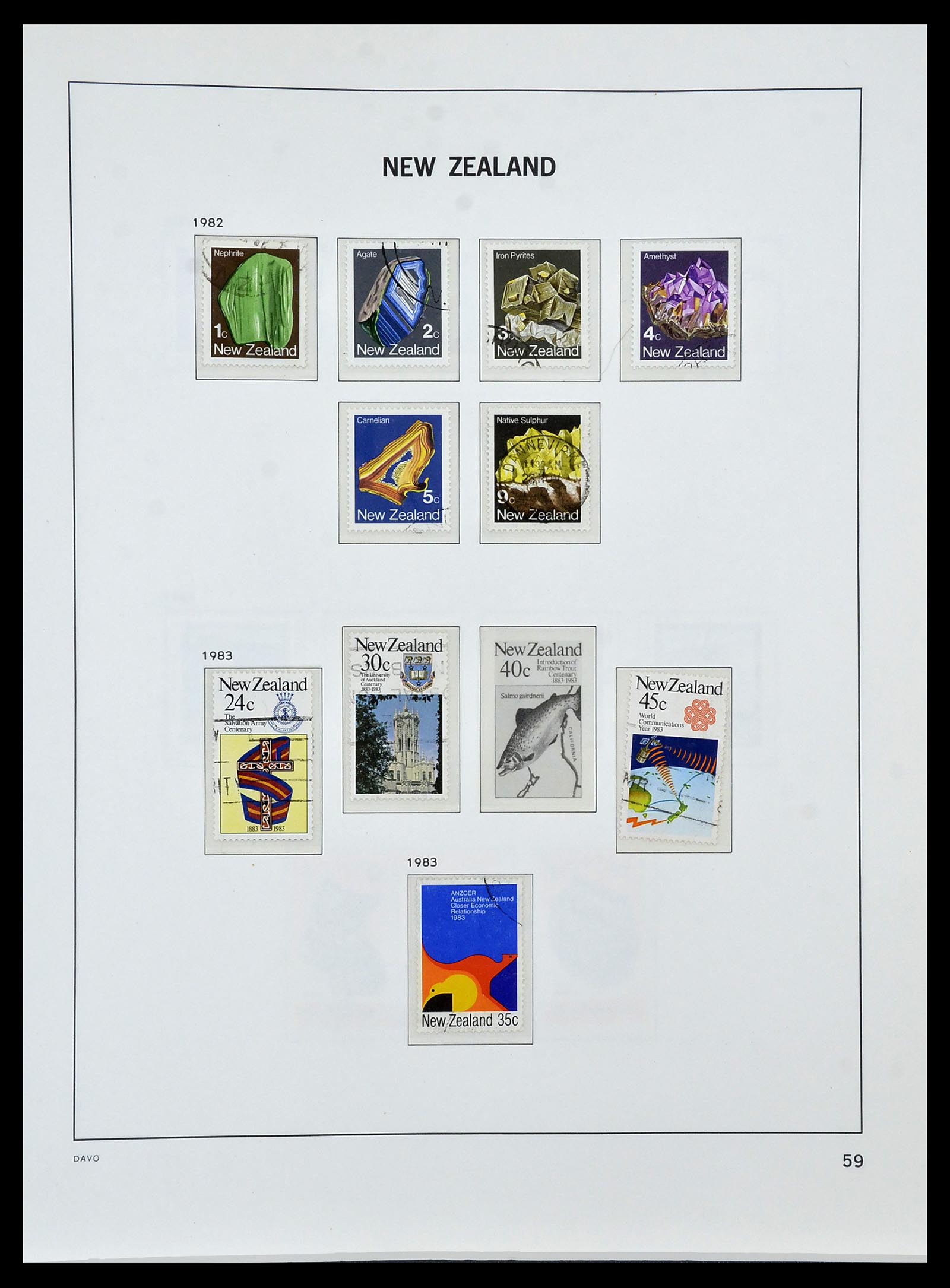 34288 065 - Stamp collection 34288 New Zealand 1900-2002.
