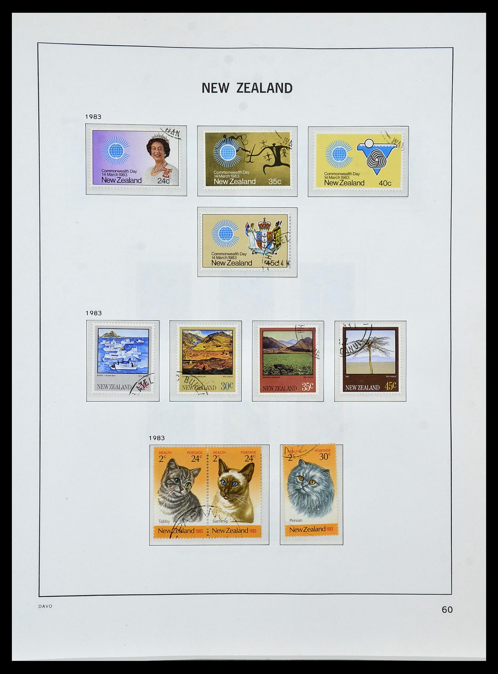 34288 066 - Stamp collection 34288 New Zealand 1900-2002.