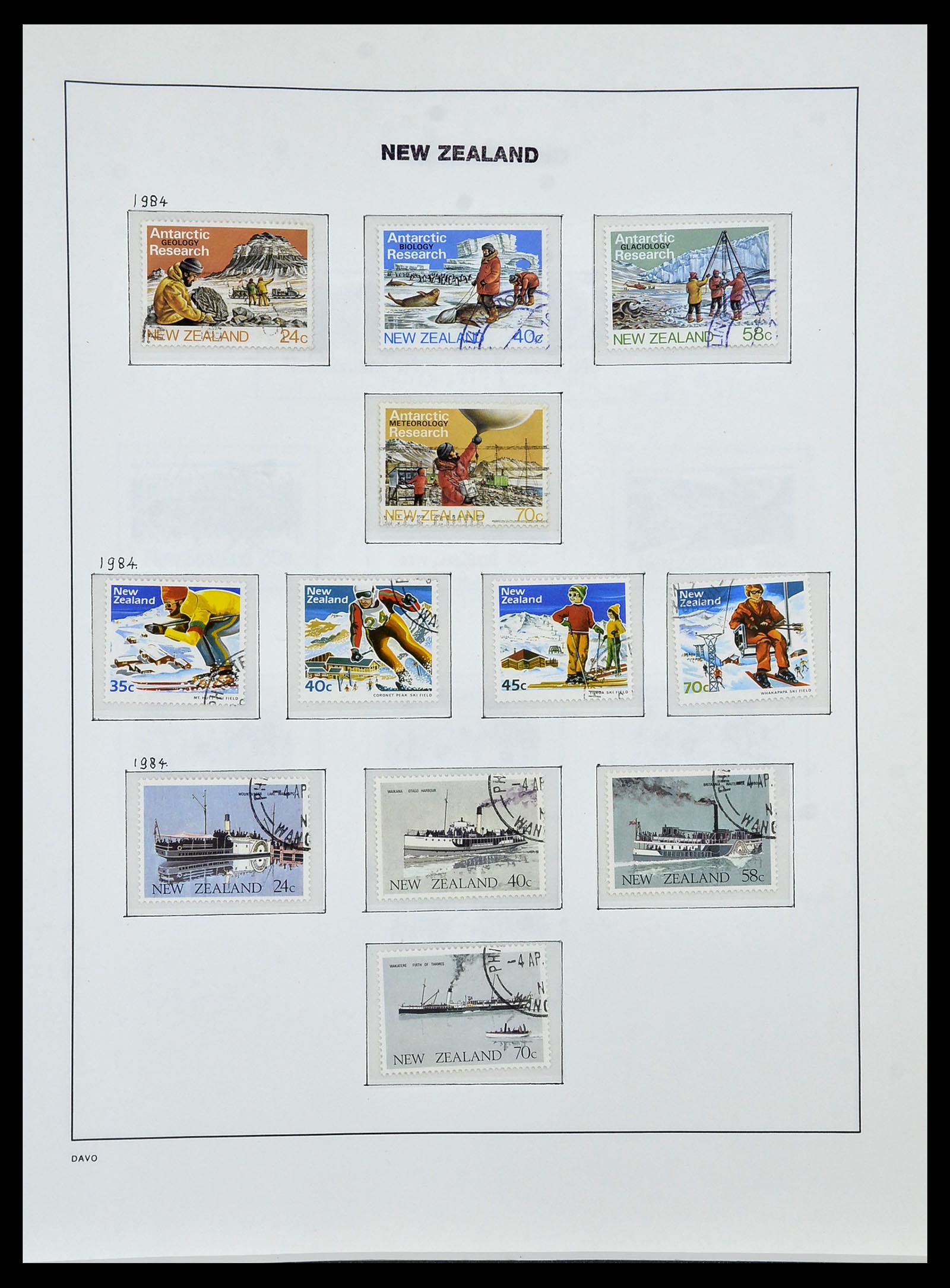 34288 068 - Stamp collection 34288 New Zealand 1900-2002.