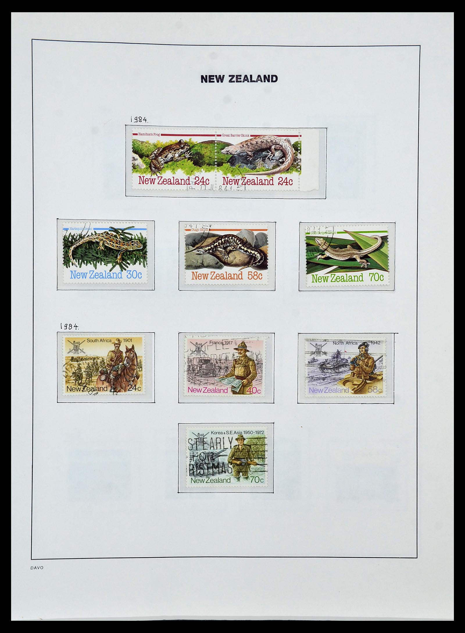 34288 069 - Stamp collection 34288 New Zealand 1900-2002.