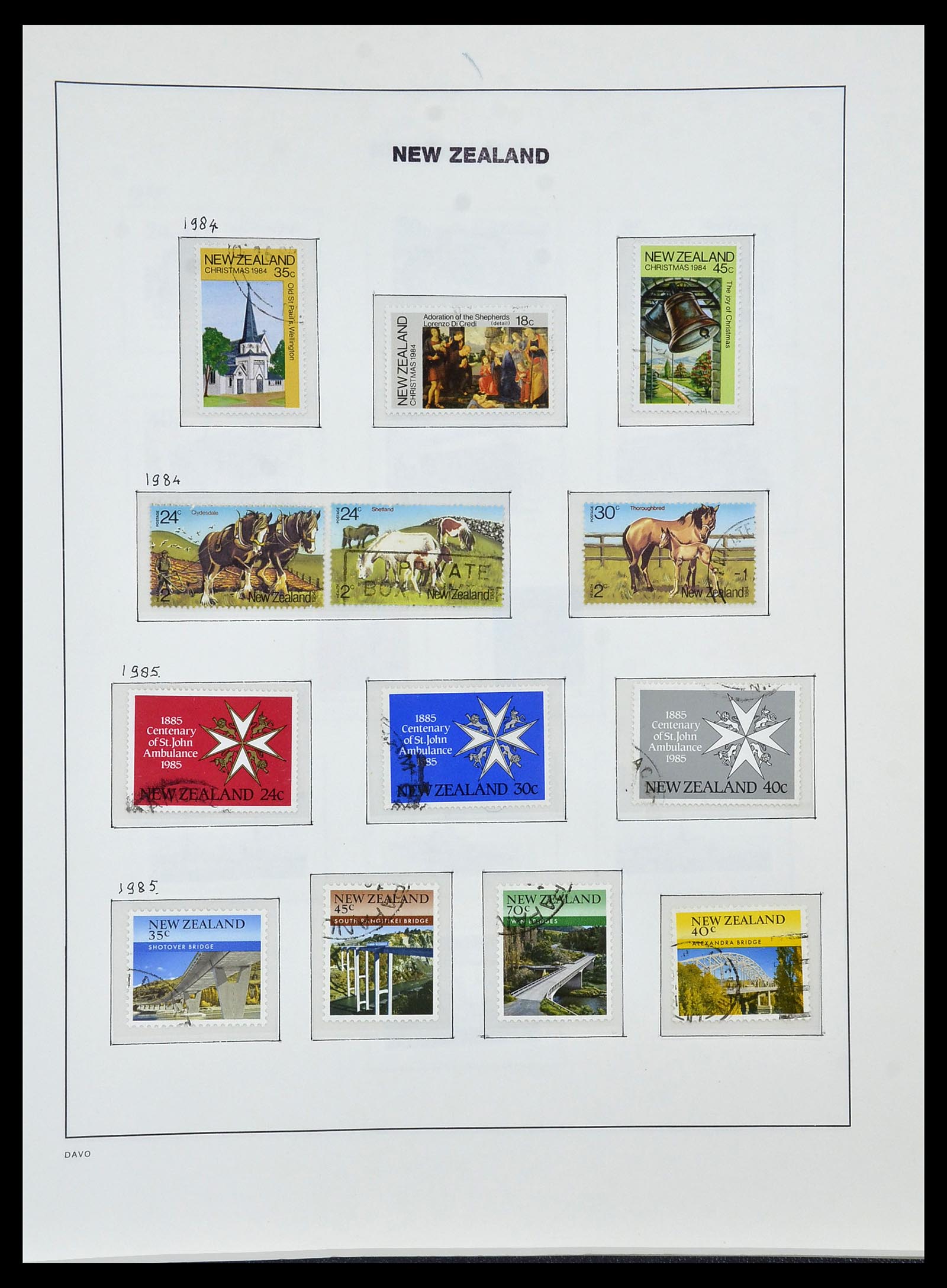 34288 070 - Stamp collection 34288 New Zealand 1900-2002.