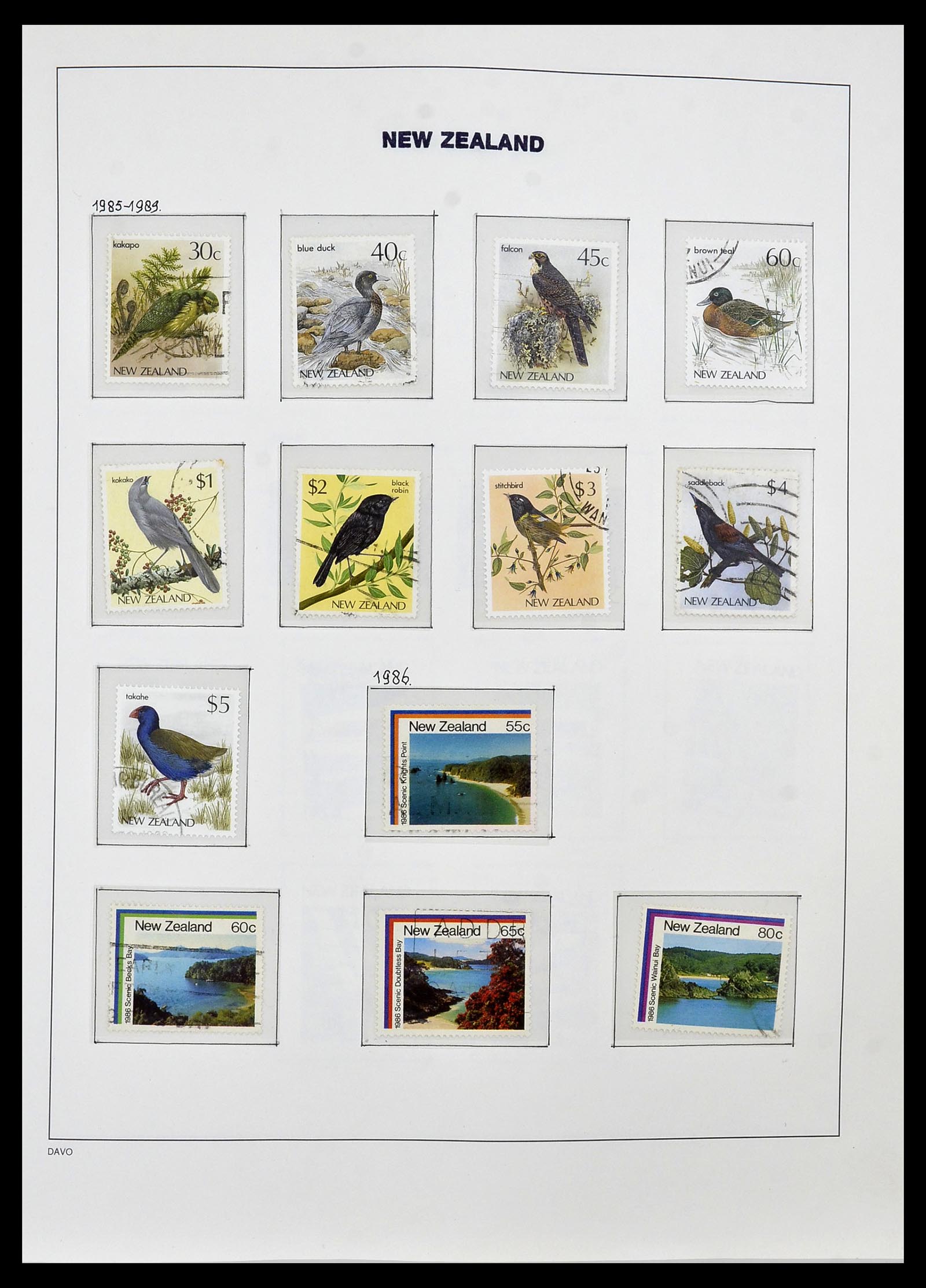 34288 074 - Stamp collection 34288 New Zealand 1900-2002.
