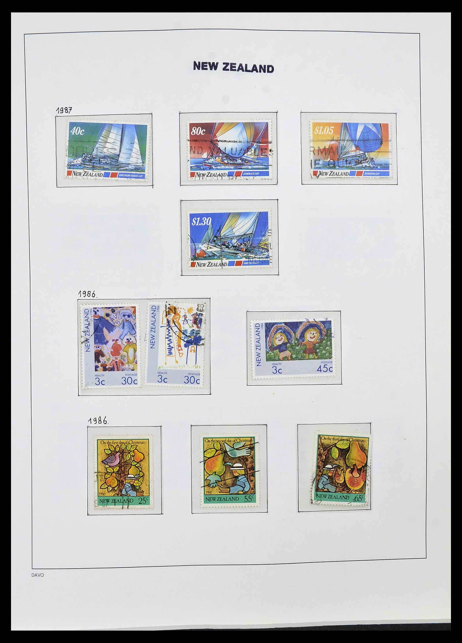 34288 076 - Stamp collection 34288 New Zealand 1900-2002.
