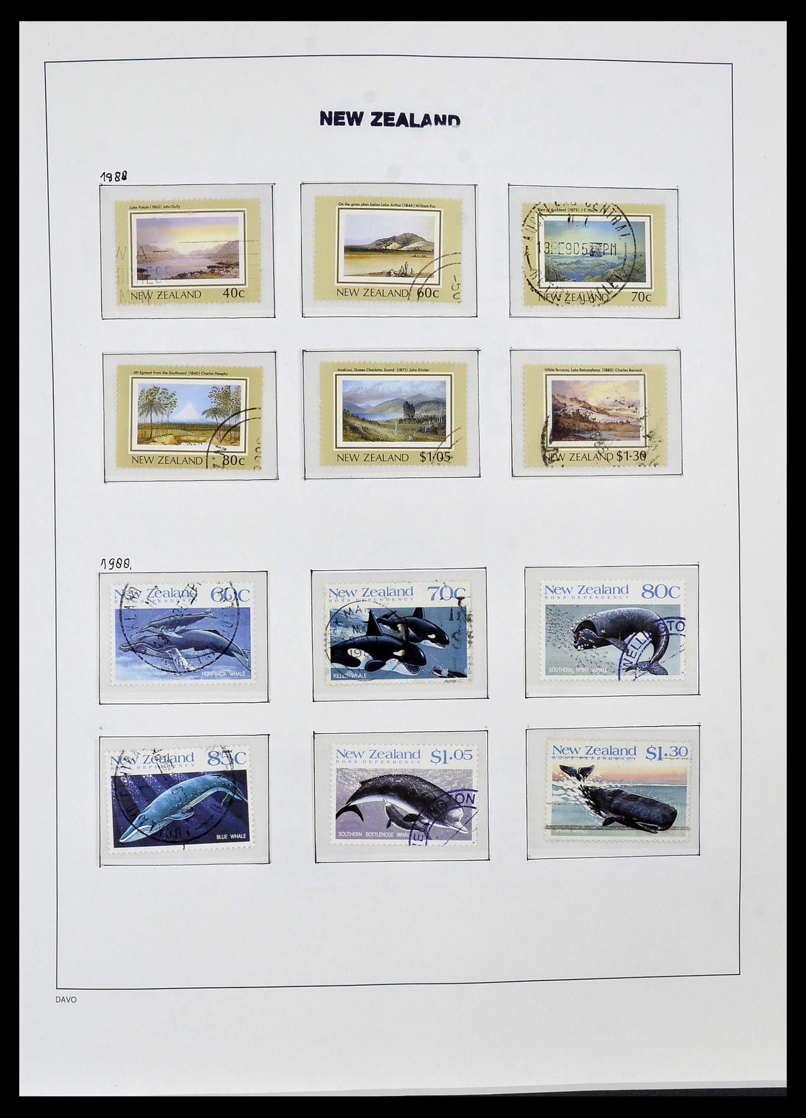 34288 081 - Stamp collection 34288 New Zealand 1900-2002.