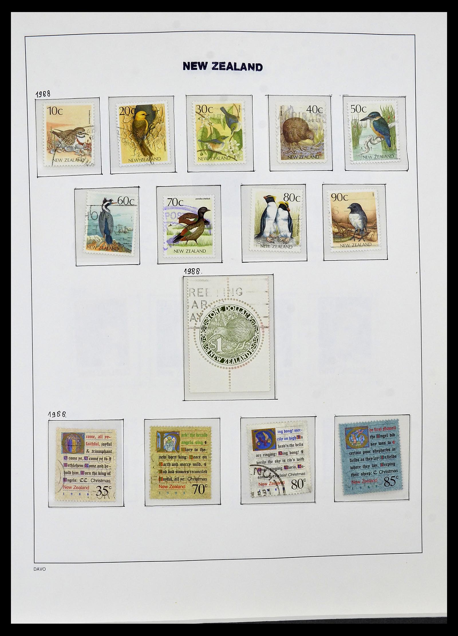 34288 082 - Stamp collection 34288 New Zealand 1900-2002.