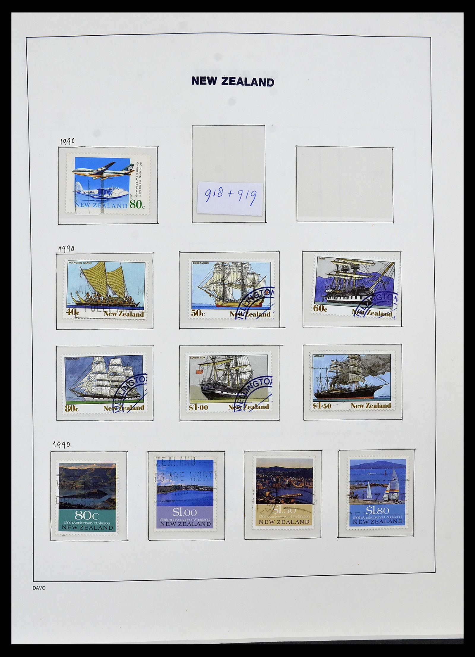 34288 086 - Stamp collection 34288 New Zealand 1900-2002.