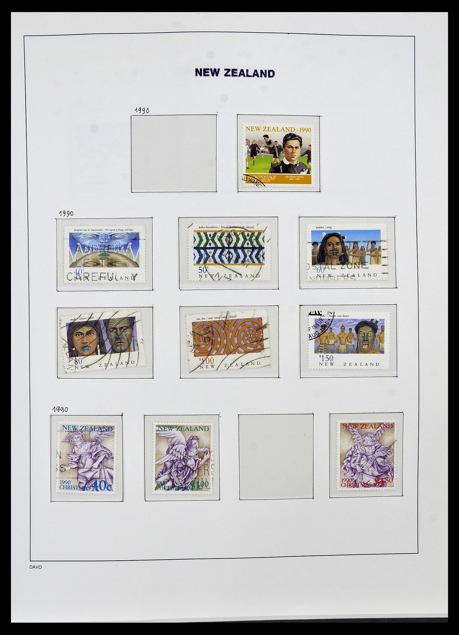 34288 088 - Stamp collection 34288 New Zealand 1900-2002.