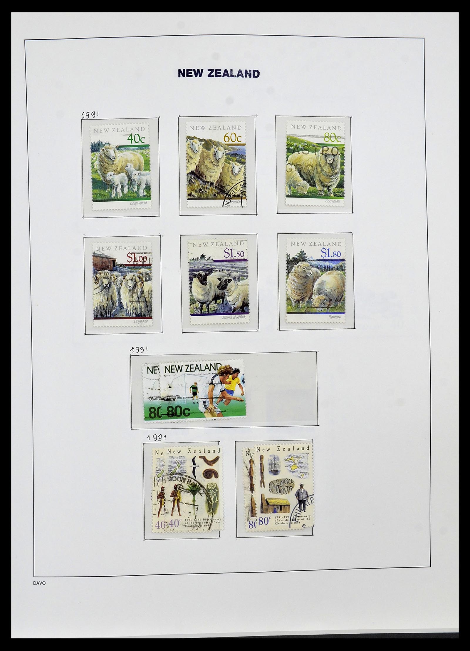 34288 090 - Stamp collection 34288 New Zealand 1900-2002.