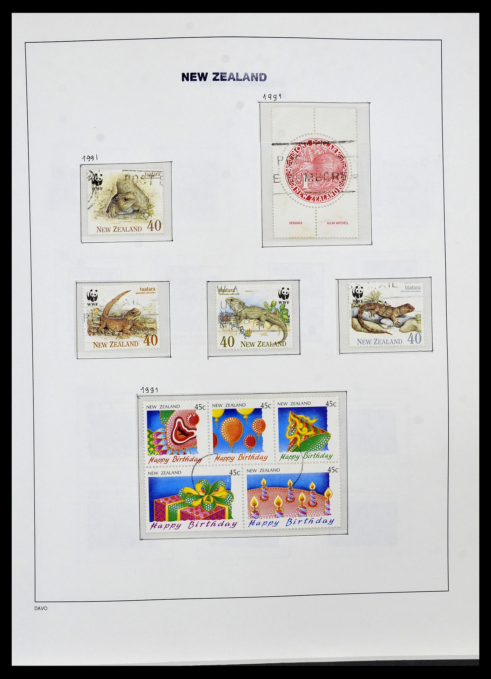 34288 091 - Stamp collection 34288 New Zealand 1900-2002.