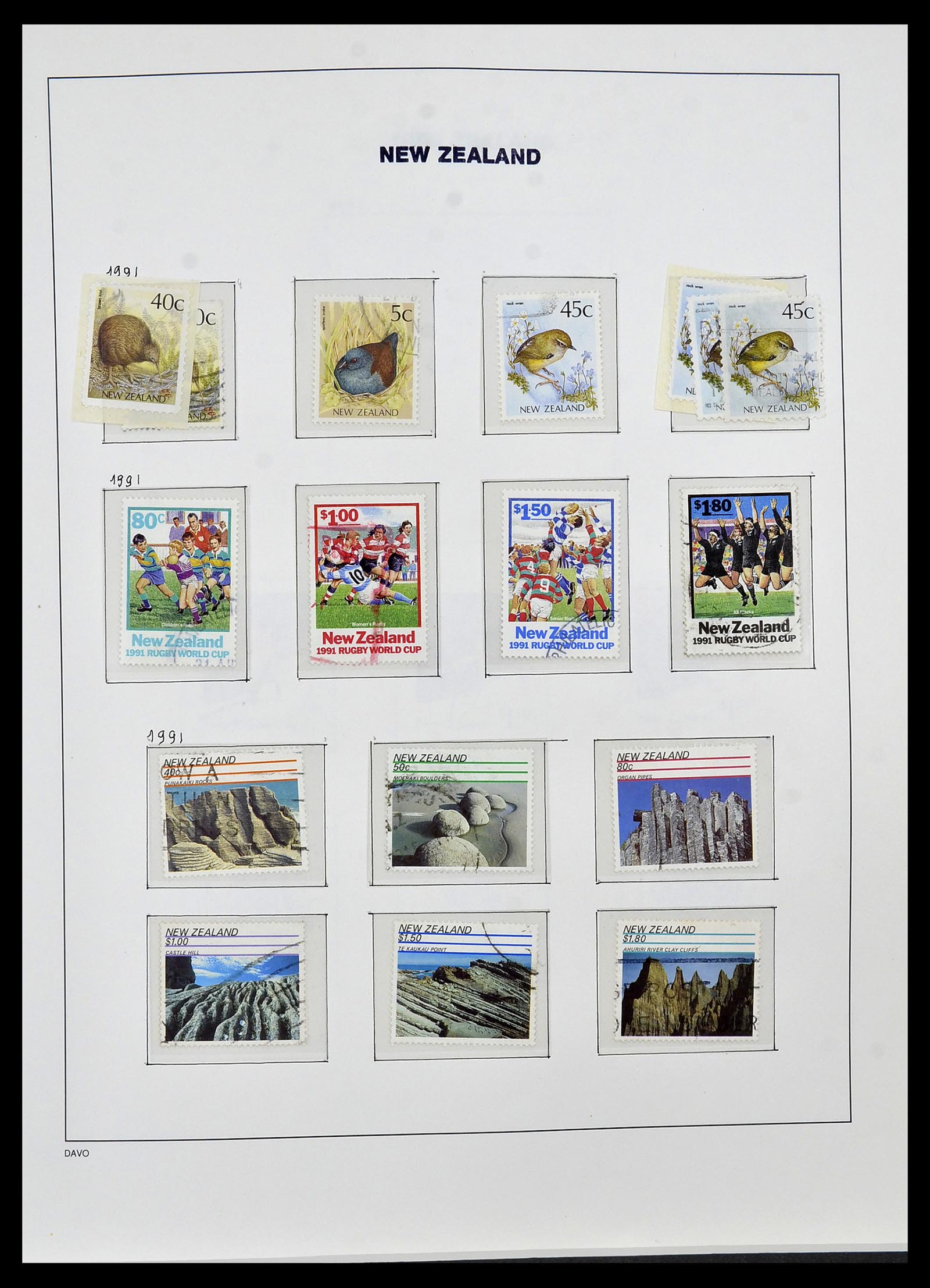 34288 092 - Stamp collection 34288 New Zealand 1900-2002.