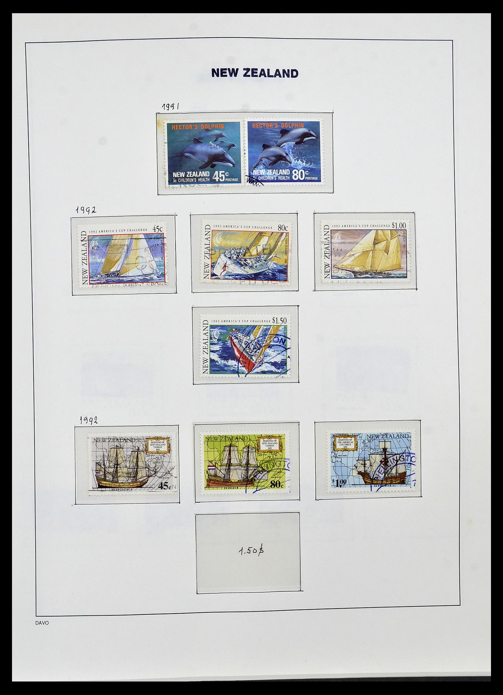 34288 094 - Stamp collection 34288 New Zealand 1900-2002.