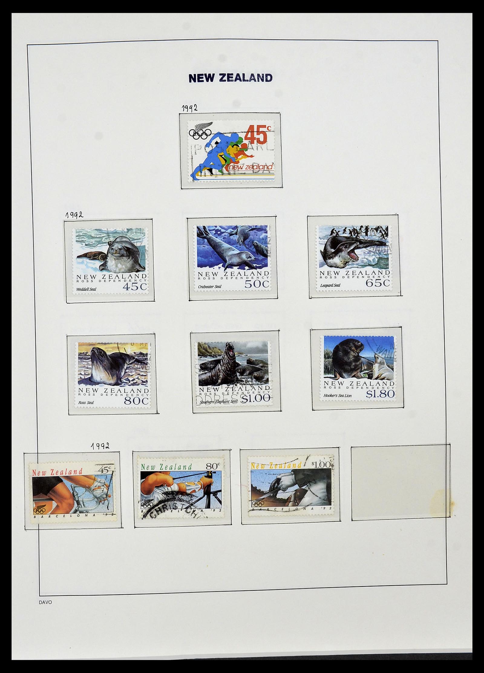 34288 095 - Stamp collection 34288 New Zealand 1900-2002.