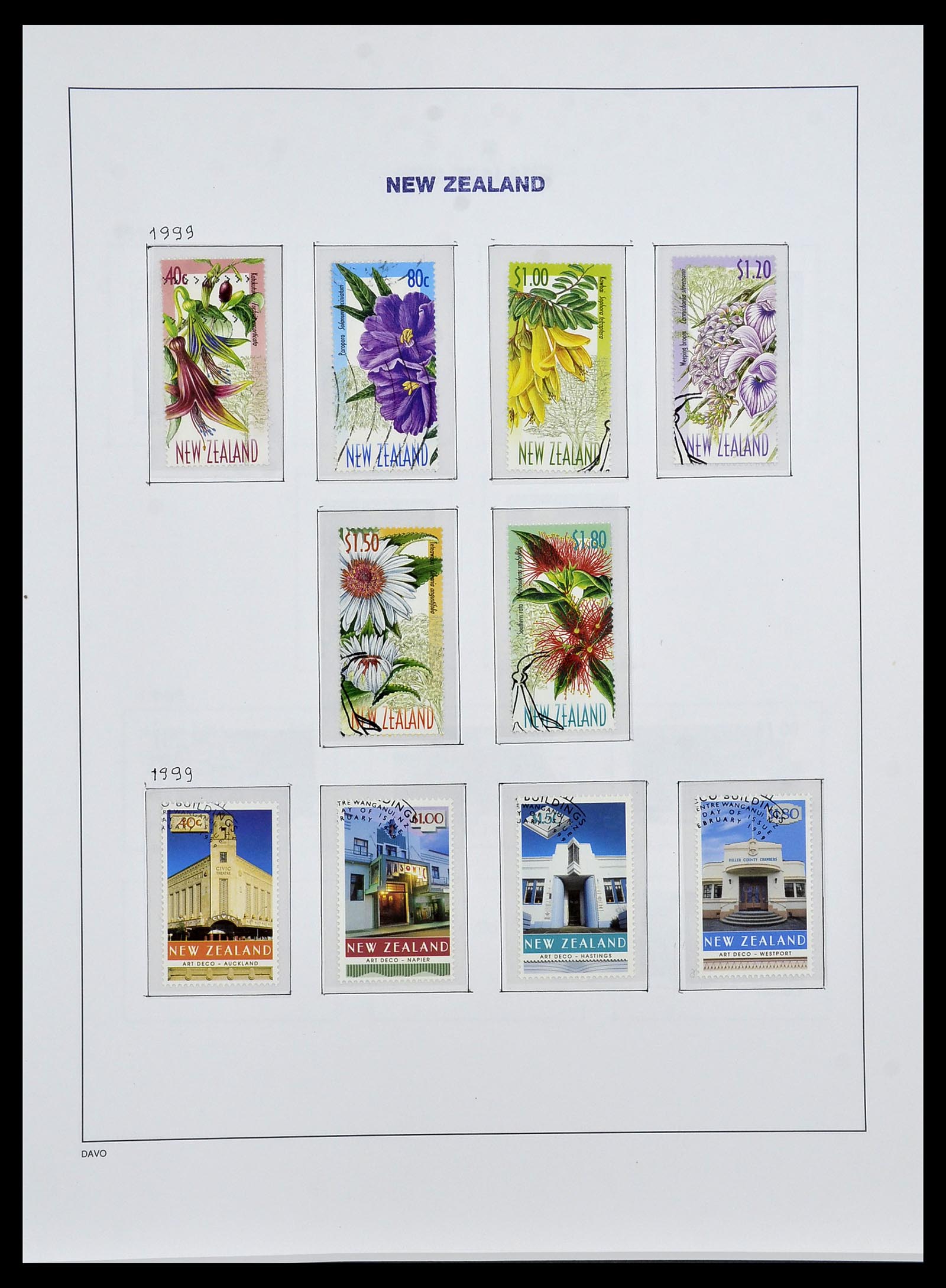 34288 142 - Stamp collection 34288 New Zealand 1900-2002.
