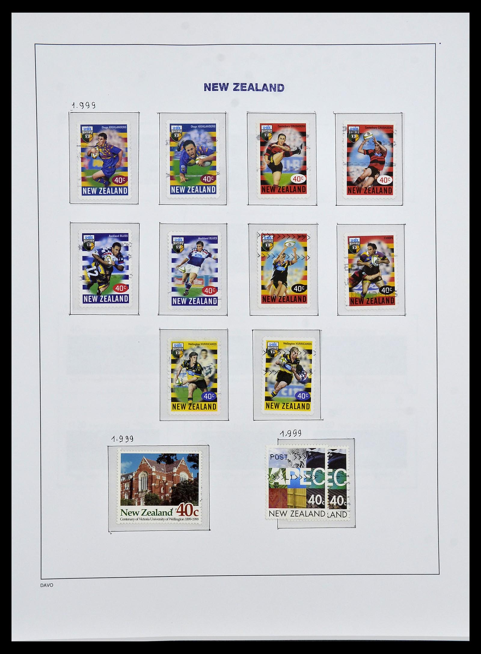 34288 144 - Stamp collection 34288 New Zealand 1900-2002.