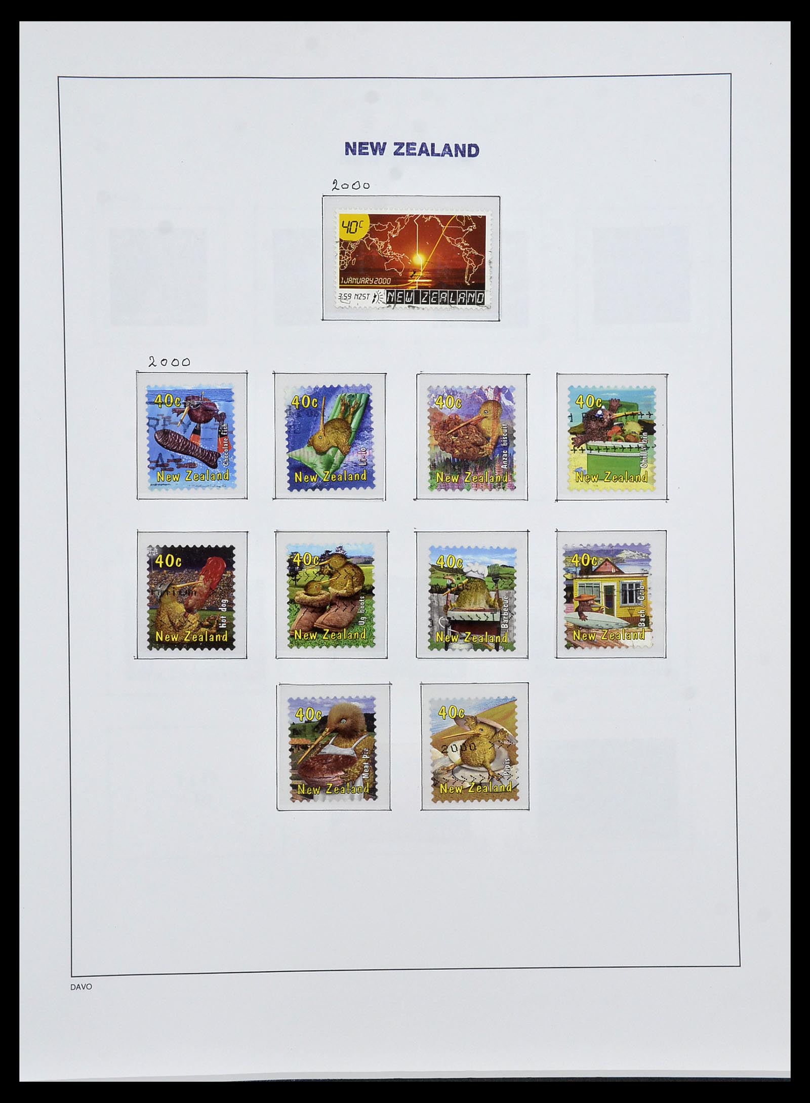 34288 150 - Stamp collection 34288 New Zealand 1900-2002.