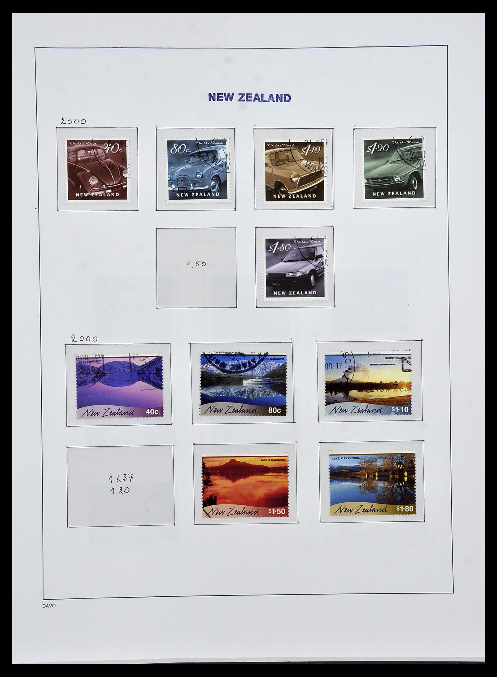 34288 151 - Stamp collection 34288 New Zealand 1900-2002.