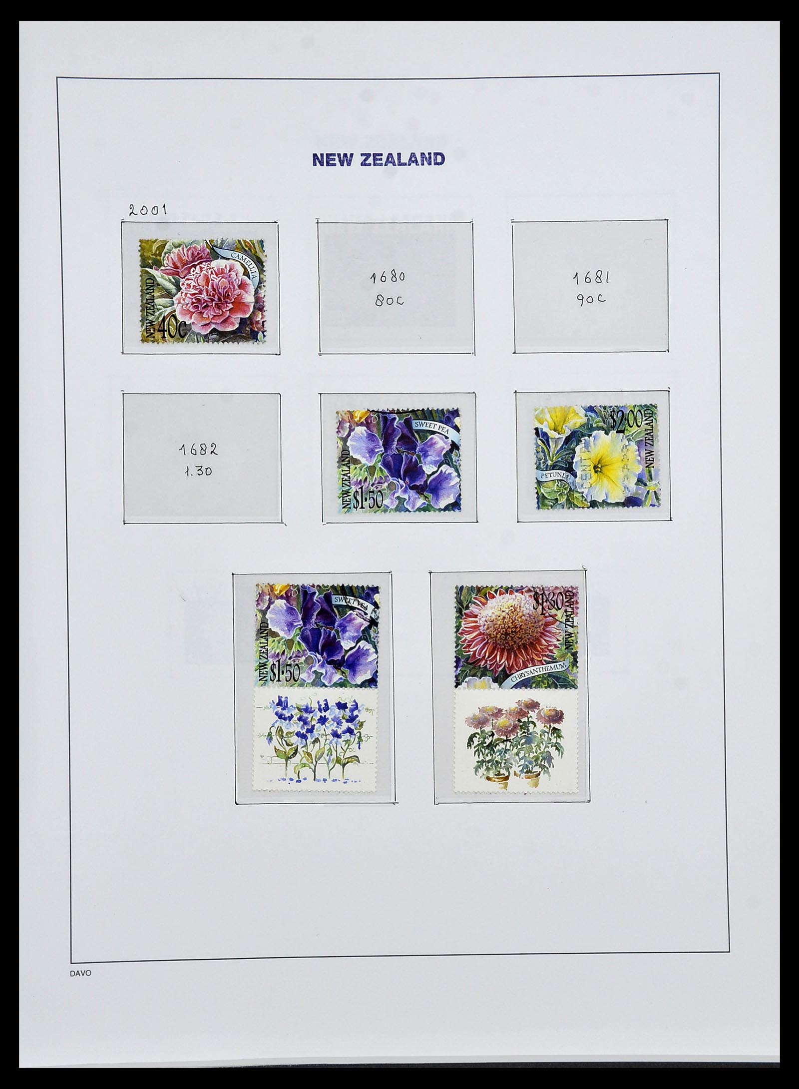 34288 158 - Stamp collection 34288 New Zealand 1900-2002.