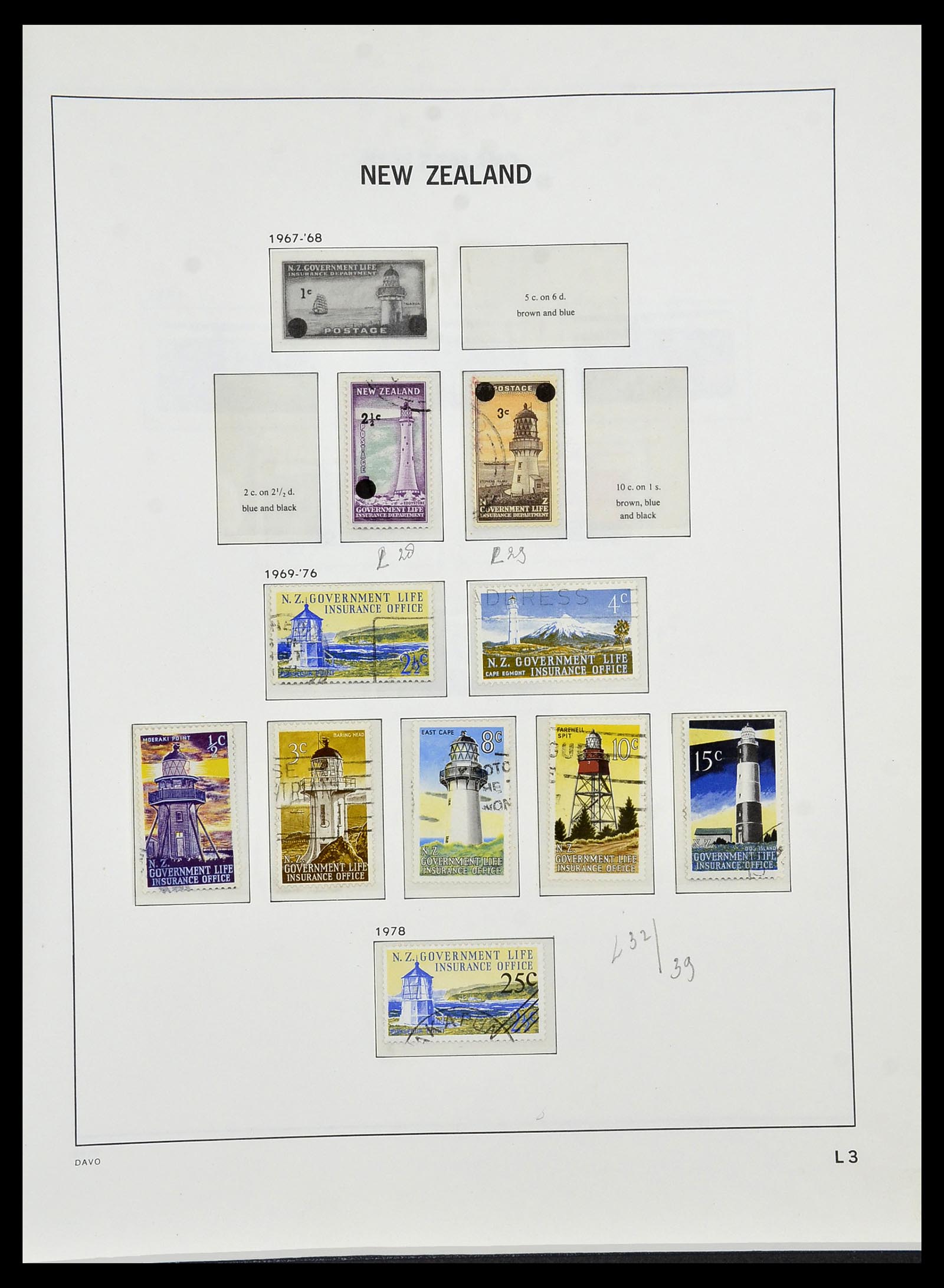 34288 166 - Stamp collection 34288 New Zealand 1900-2002.