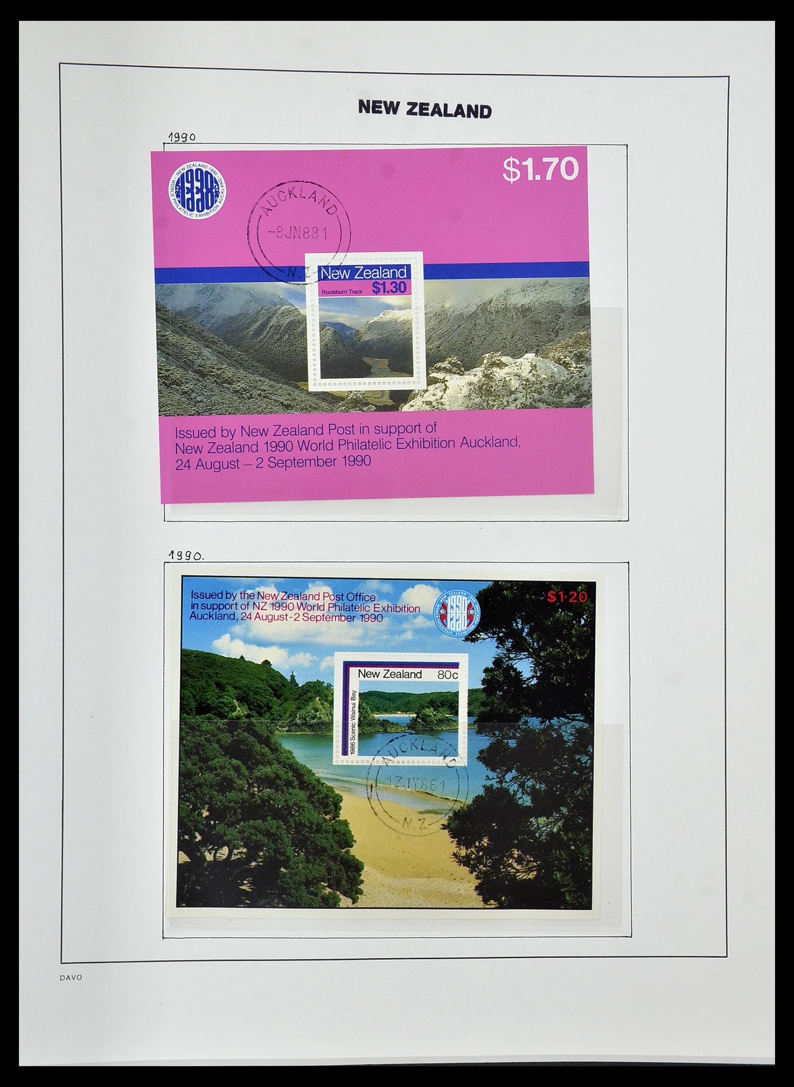 34288 183 - Postzegelverzameling 34288 Nieuw Zeeland 1900-2002.