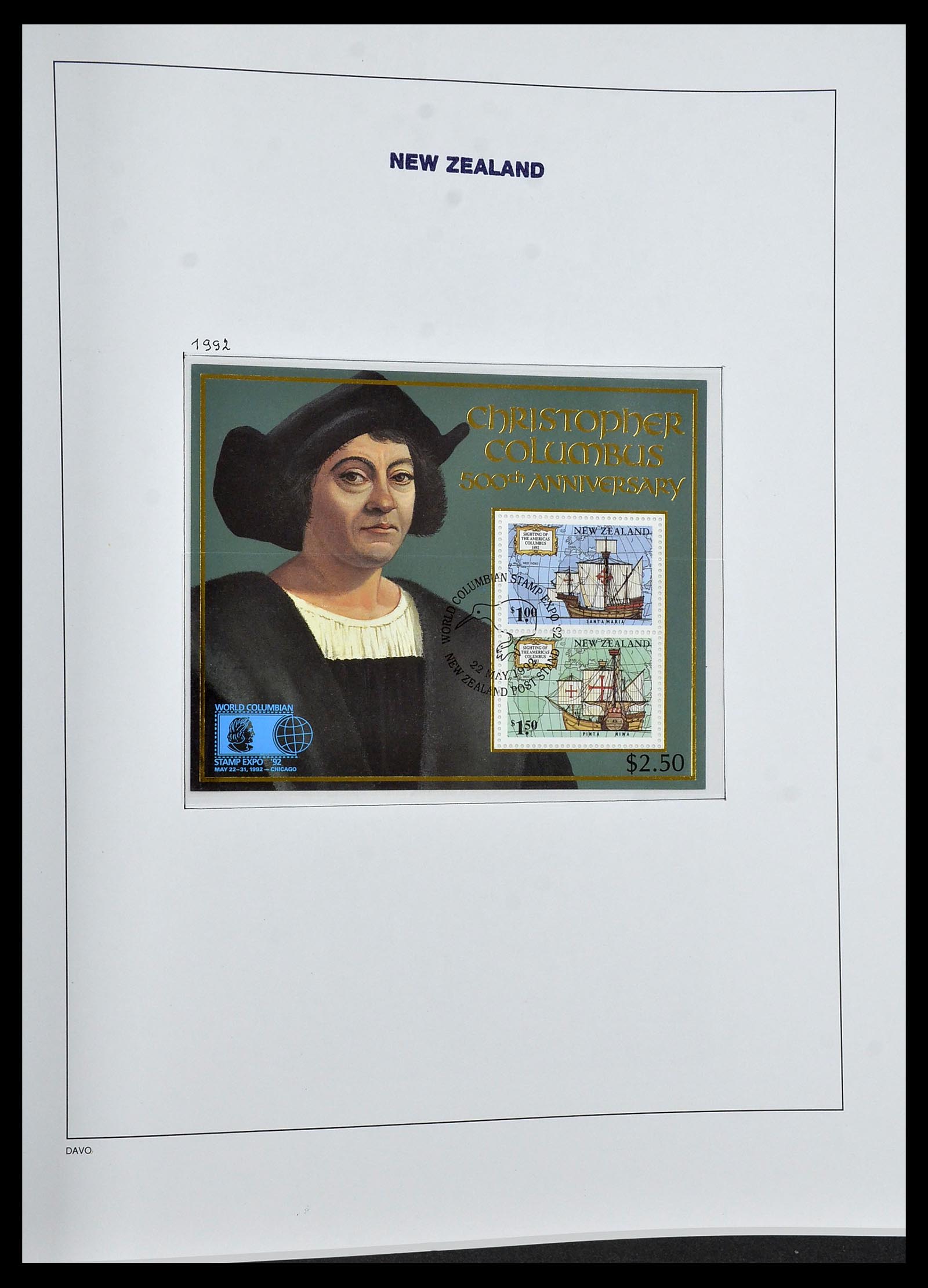 34288 191 - Postzegelverzameling 34288 Nieuw Zeeland 1900-2002.