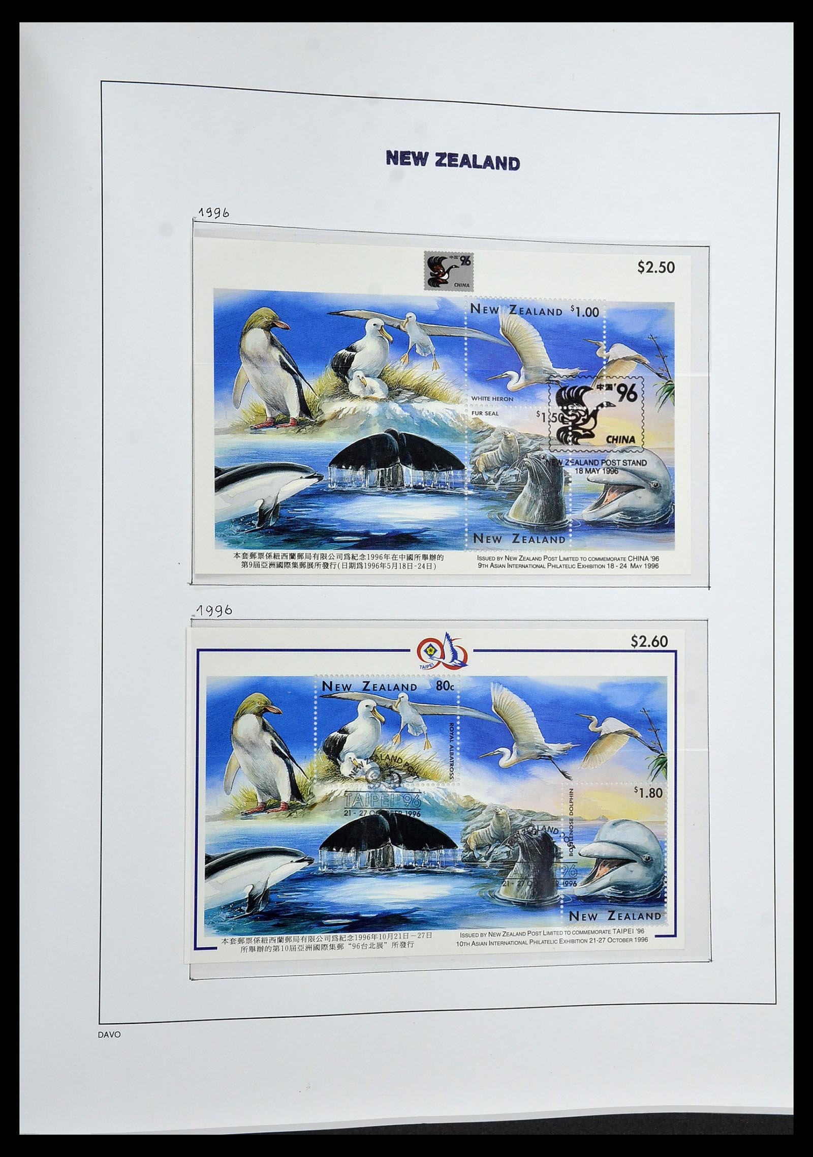 34288 195 - Postzegelverzameling 34288 Nieuw Zeeland 1900-2002.