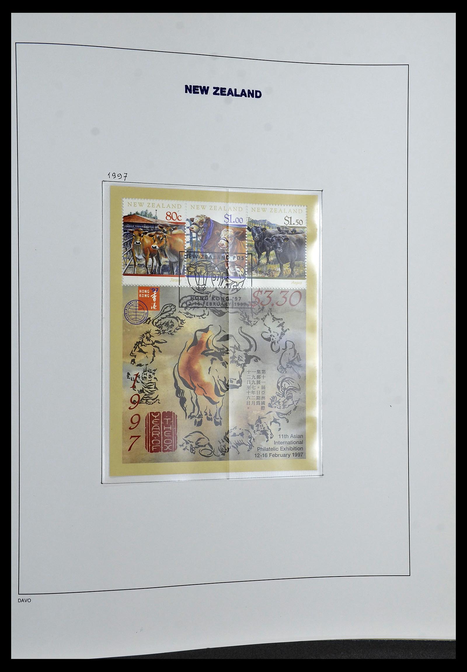 34288 197 - Postzegelverzameling 34288 Nieuw Zeeland 1900-2002.
