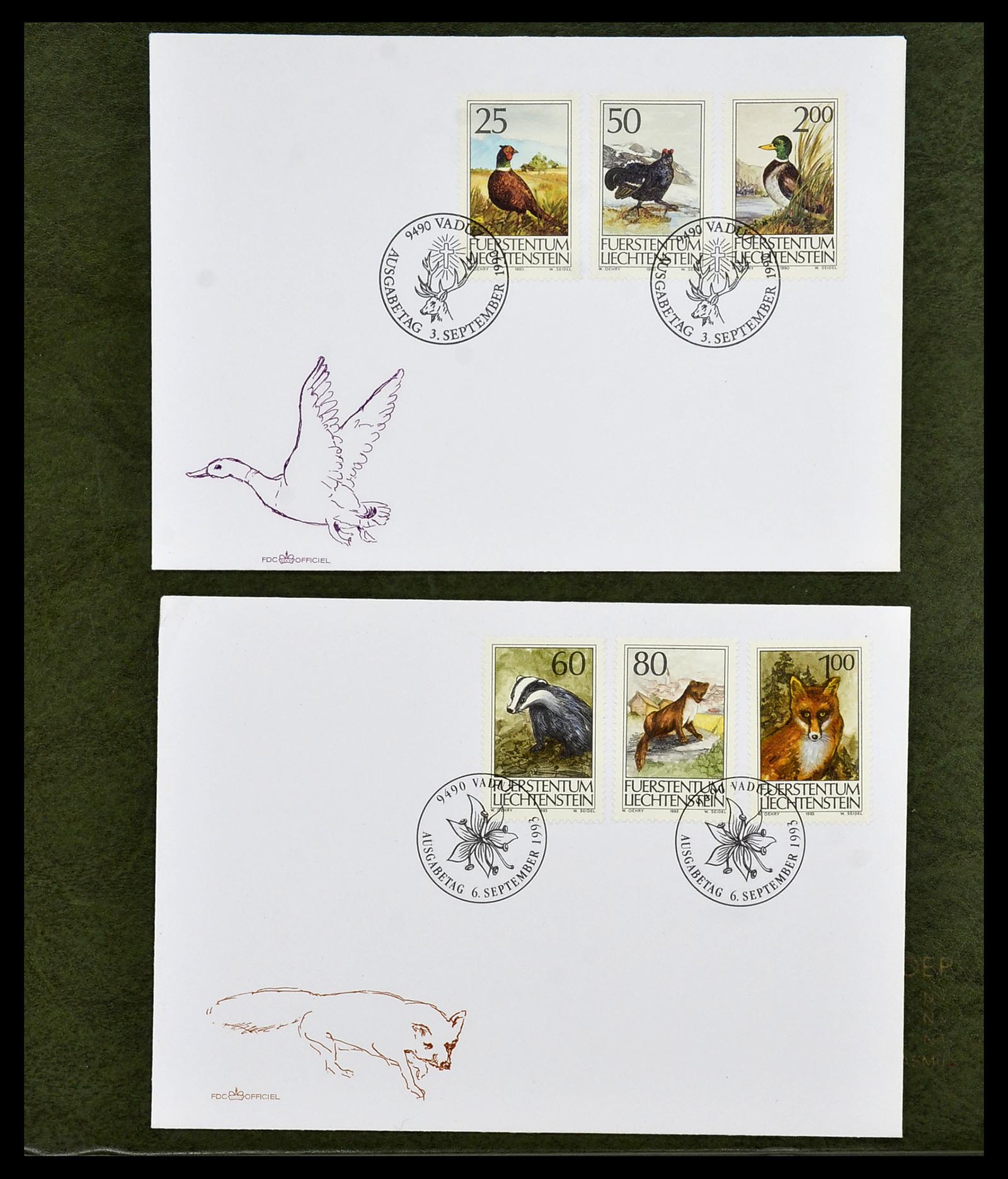 34290 004 - Postzegelverzameling 34290 Motief dieren postfris 1926-2005.