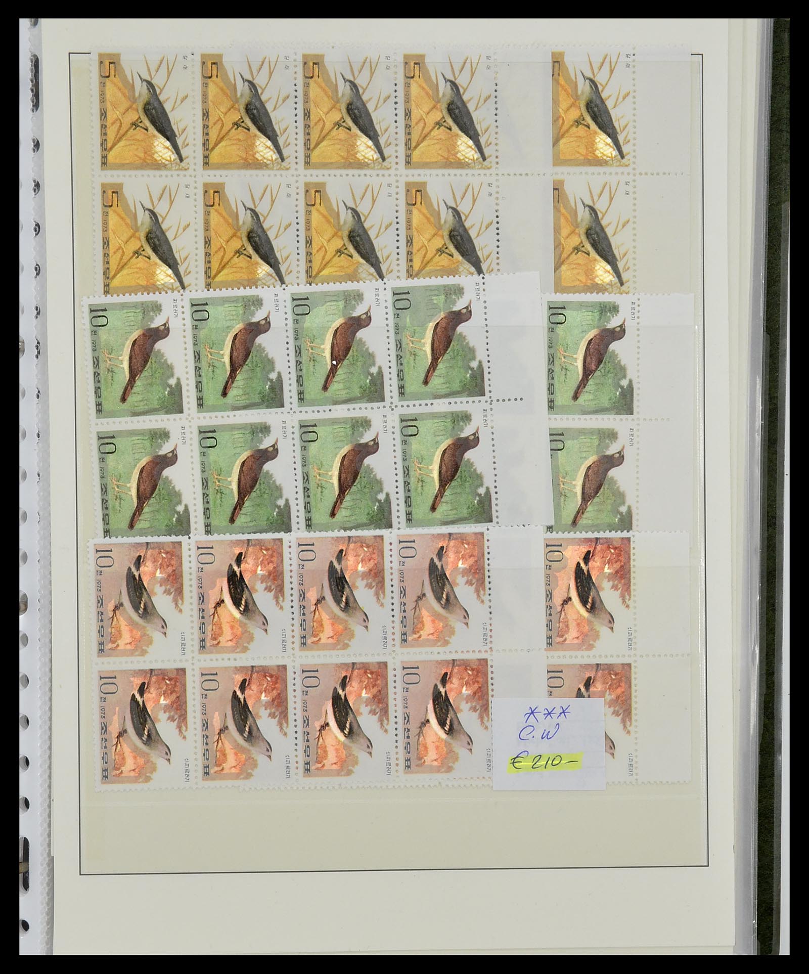 34290 015 - Postzegelverzameling 34290 Motief dieren postfris 1926-2005.