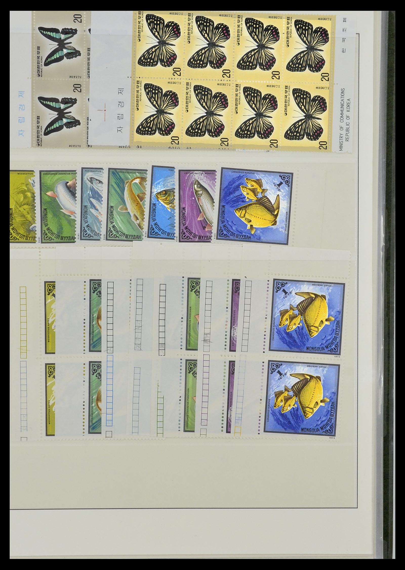 34290 019 - Postzegelverzameling 34290 Motief dieren postfris 1926-2005.