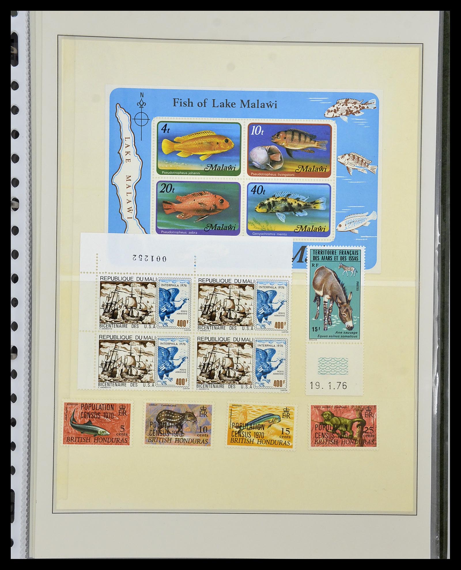 34290 027 - Postzegelverzameling 34290 Motief dieren postfris 1926-2005.