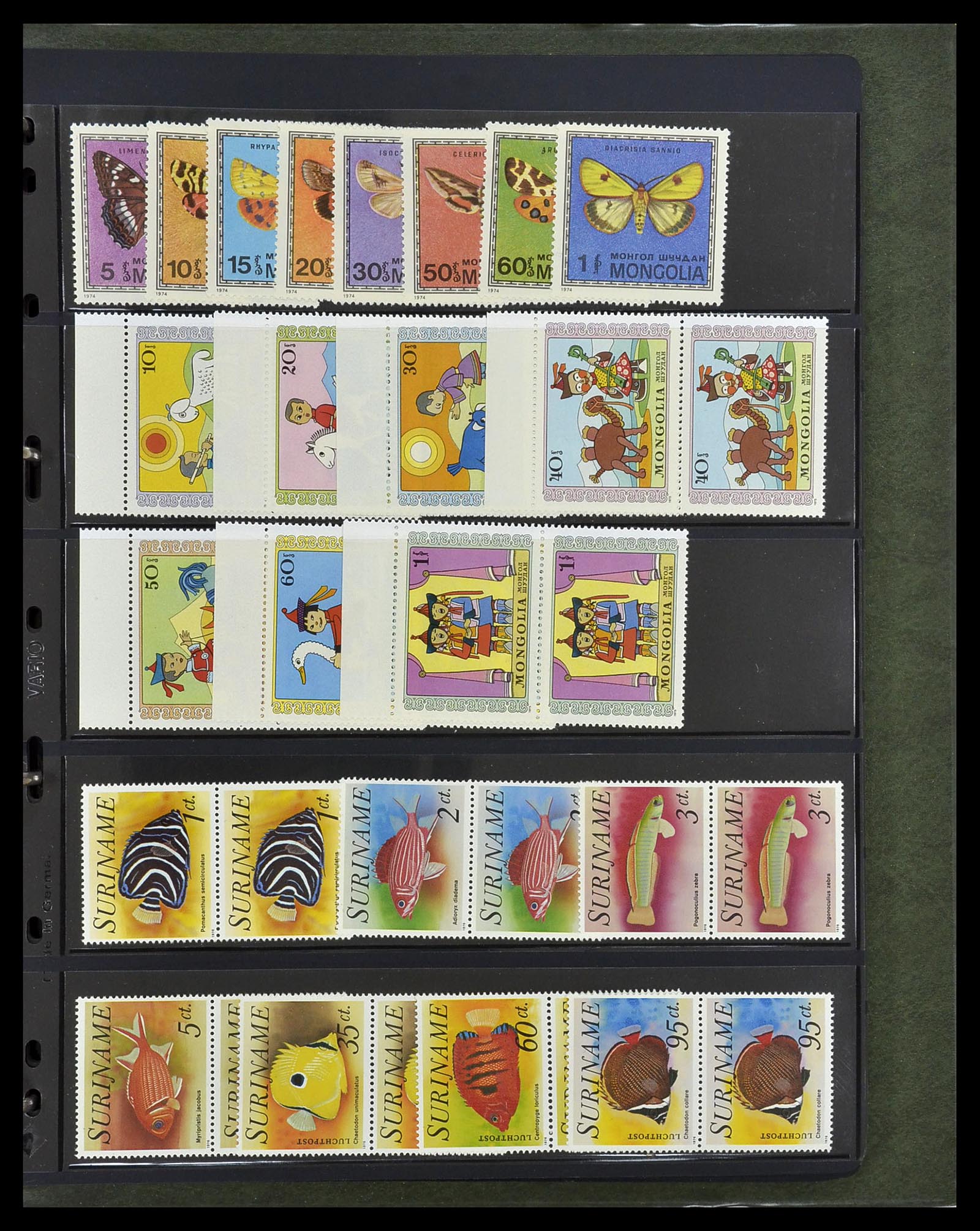 34290 035 - Postzegelverzameling 34290 Motief dieren postfris 1926-2005.